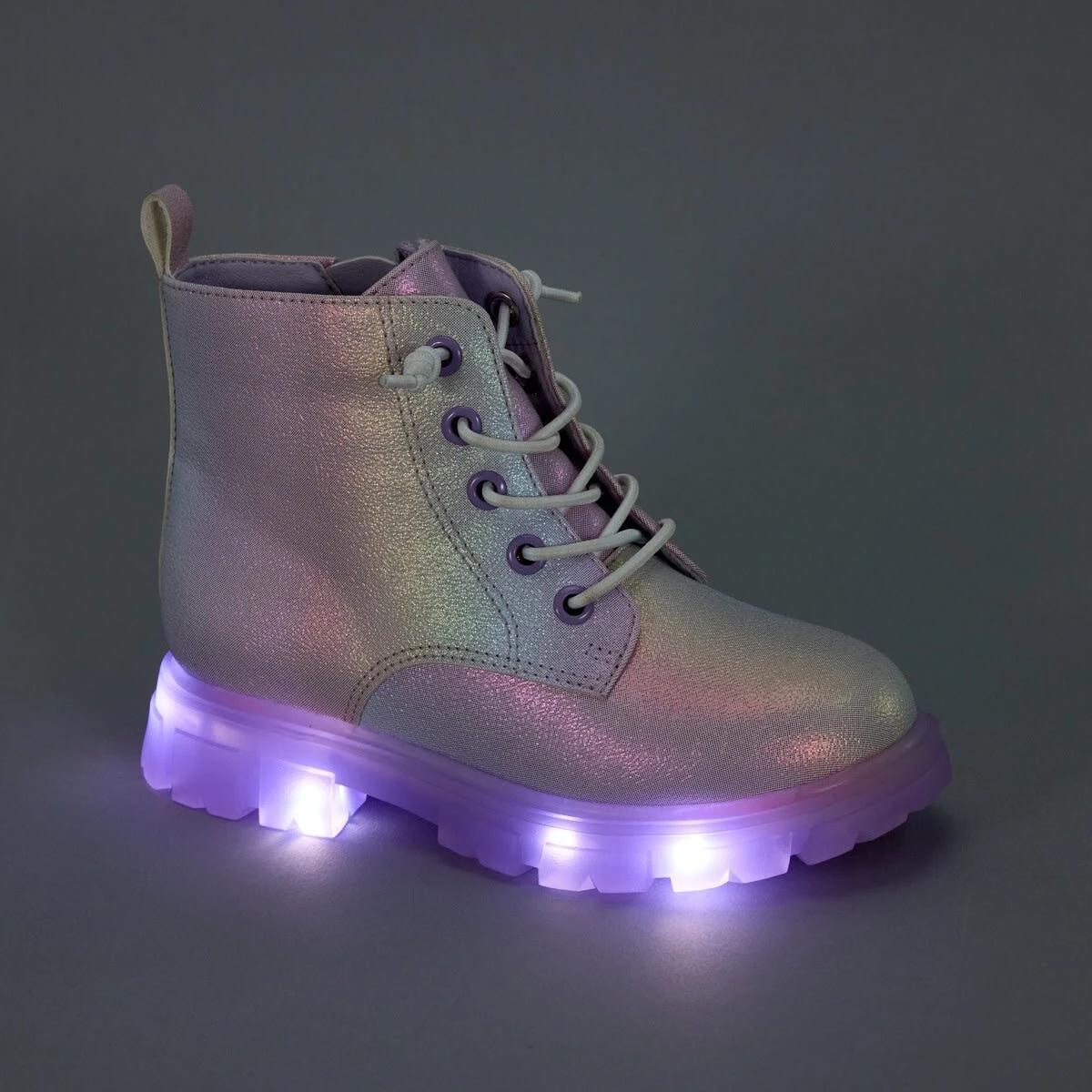 2 Junior Light Up Boots Ombre, 2 of 6