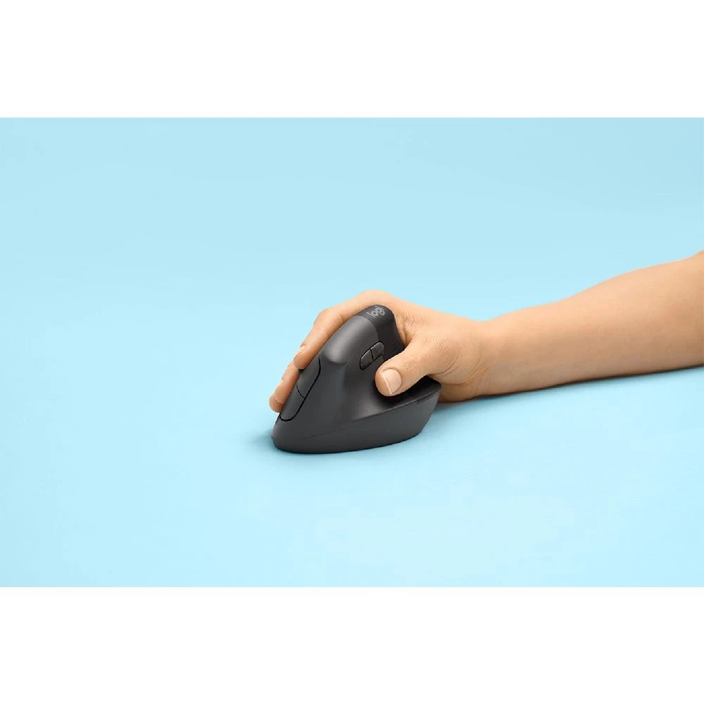 8 Logitech Lift Vertical Ergonomic Mouse Graphite, 8 of 10