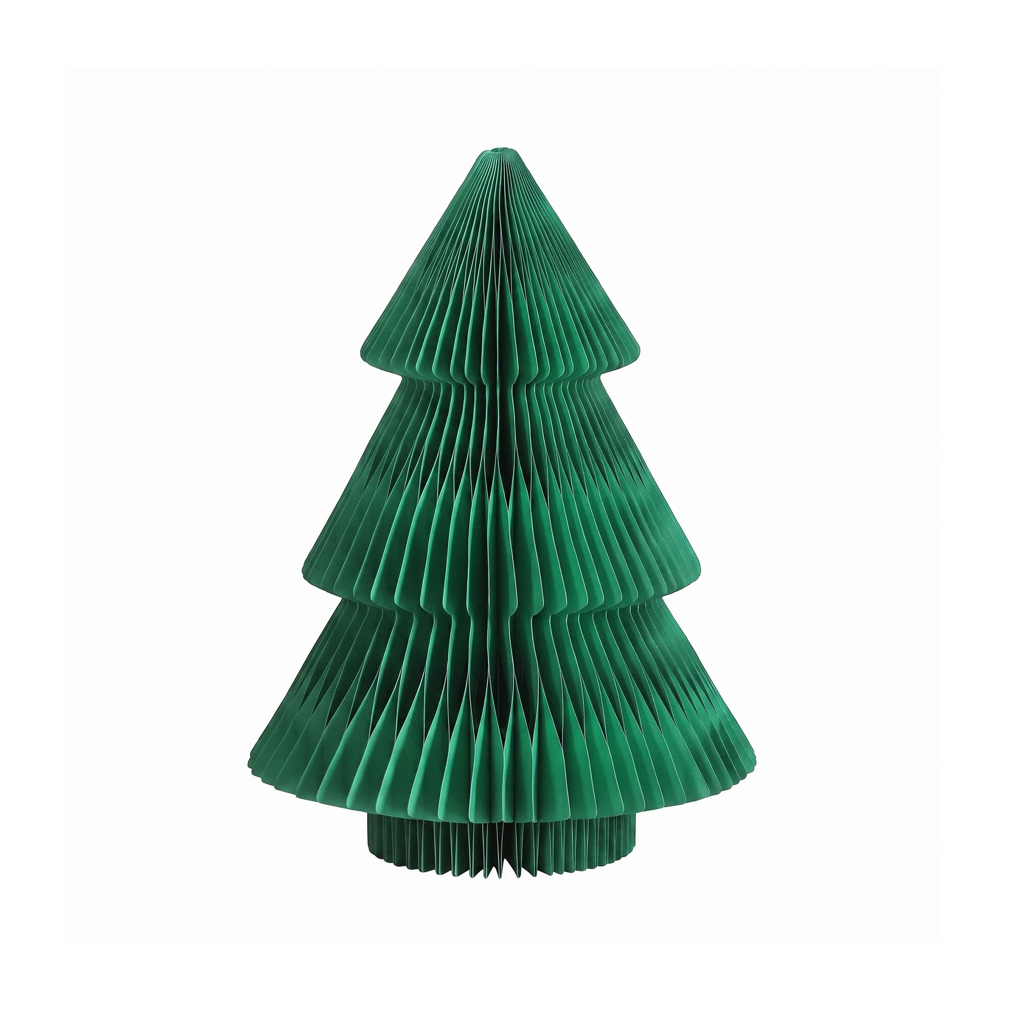 4 Jingle Jollys Paper Christmas Tree 61CM w/ Star Topper Foldable Xmas Holiday Decor Set - Green, 4 of 9