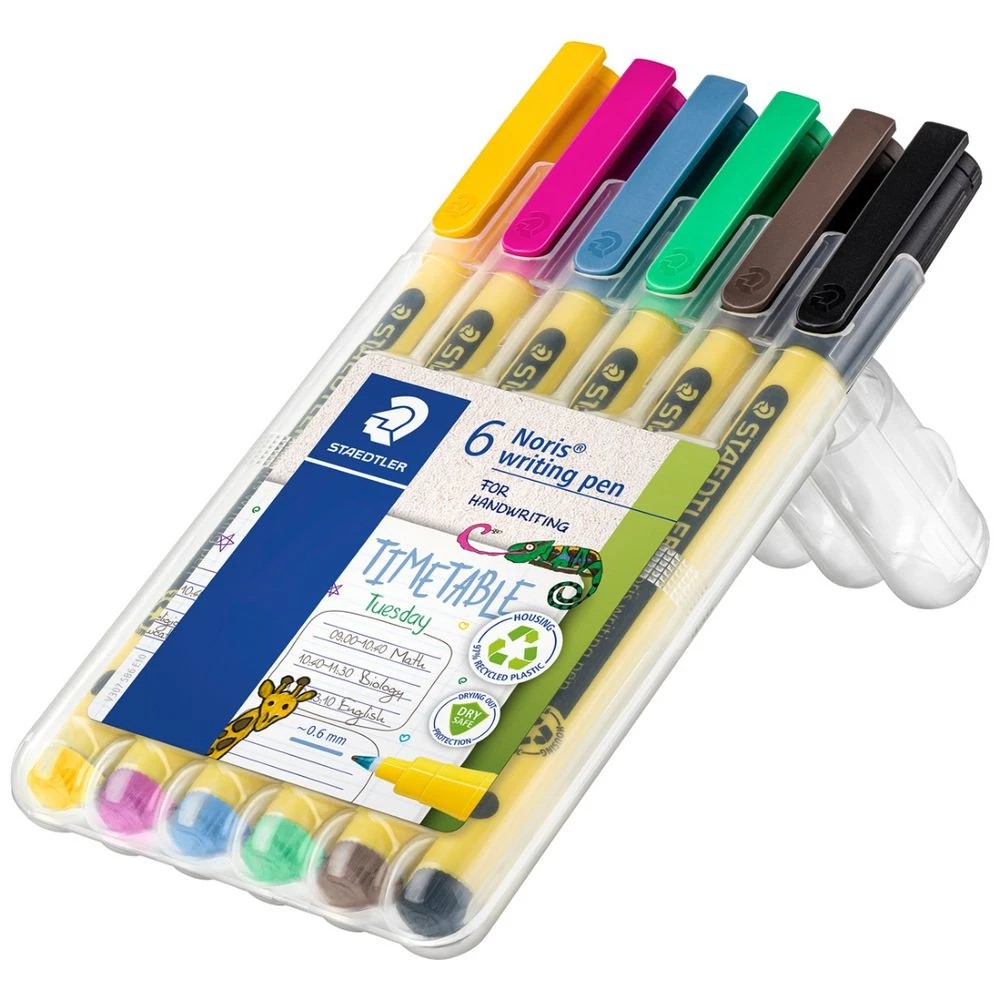 2 Staedtler Noris Fineliner Pen Bright 6 Pack, 2 of 7