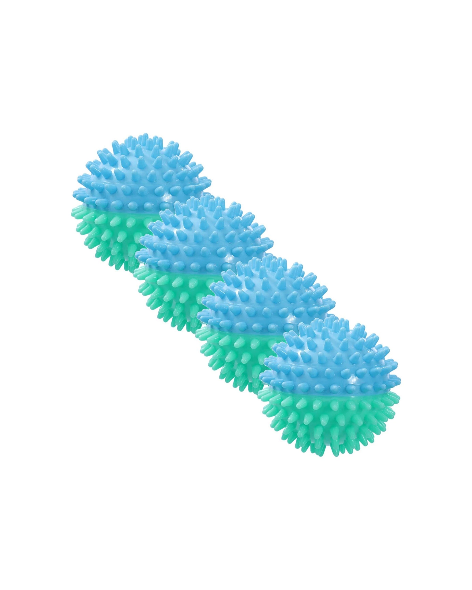 1 Paws And Claws 4pc 8.5cm Spikey Dental Rubber Squeeze Ball - Multi, 1 of 3