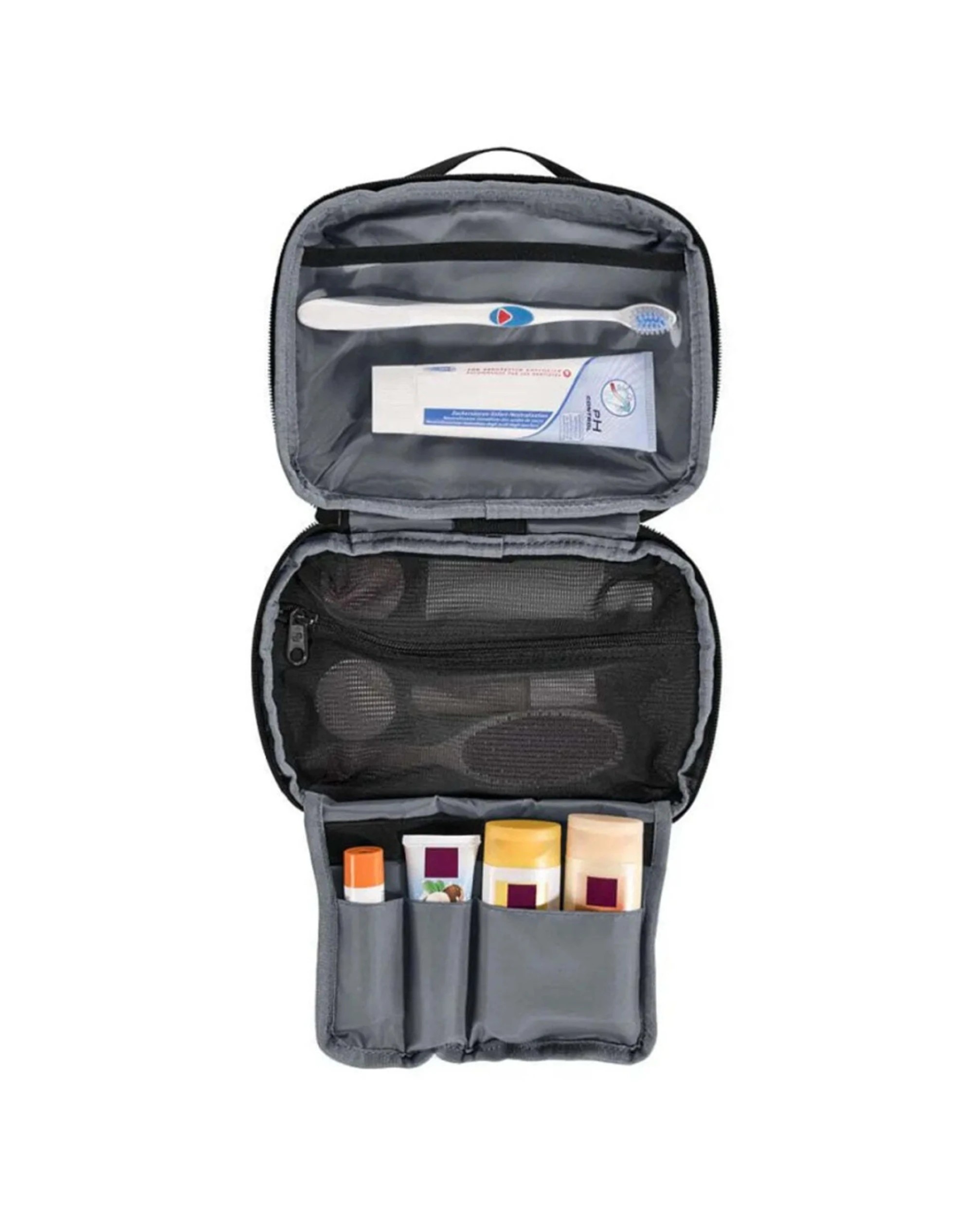 6 Wenger XE Organiser Full Opening Recycled Durable Lightweight Storage Bag 2L Capacity - Black, 6 of 6