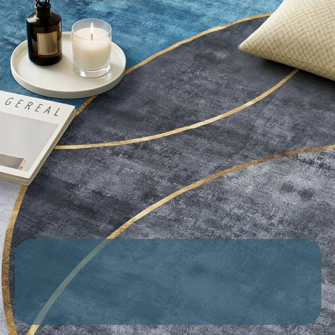 6 Artiss Washable Floor Rug 240X340cm Large Geometric Area Rug Modern Floor - Multi, 6 of 9