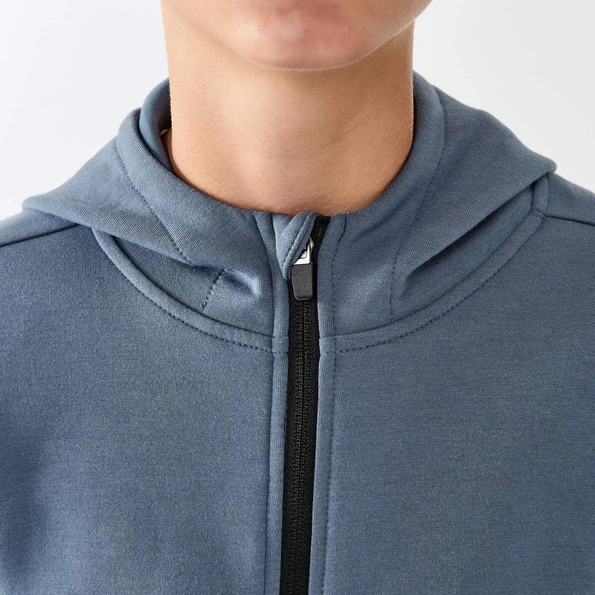 6 Active Kids Zip Through Hoodie Vintg Blue, 6 of 10