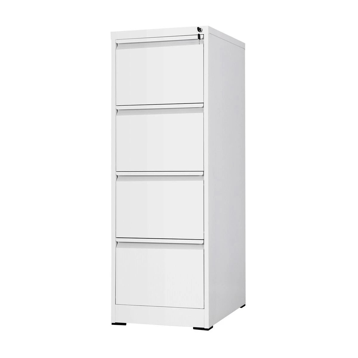 1 Ausway 4 Drawer File Cabinet Steel Office Storage, 1 of 3