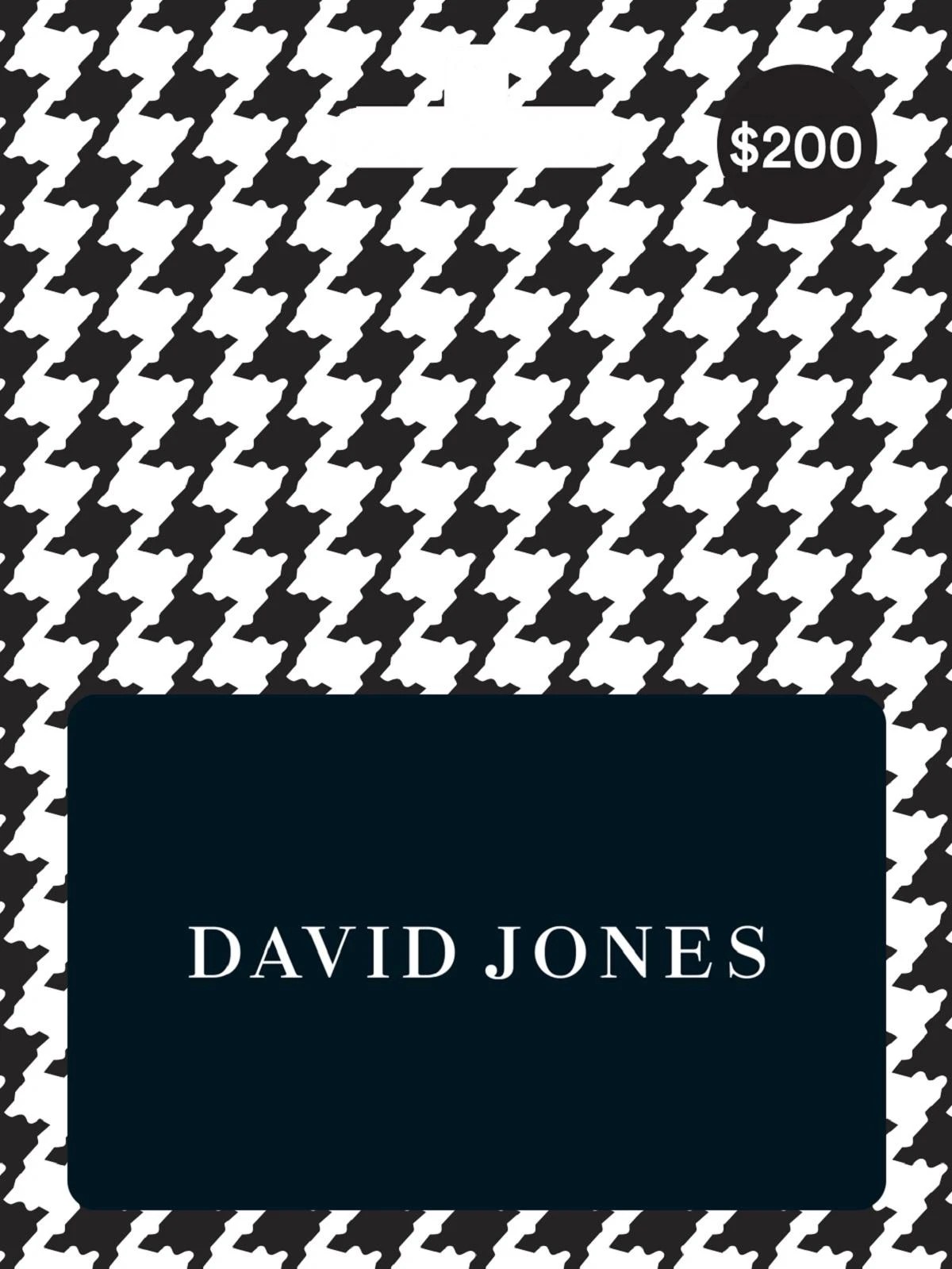 1 David Jones $200 Gift Card