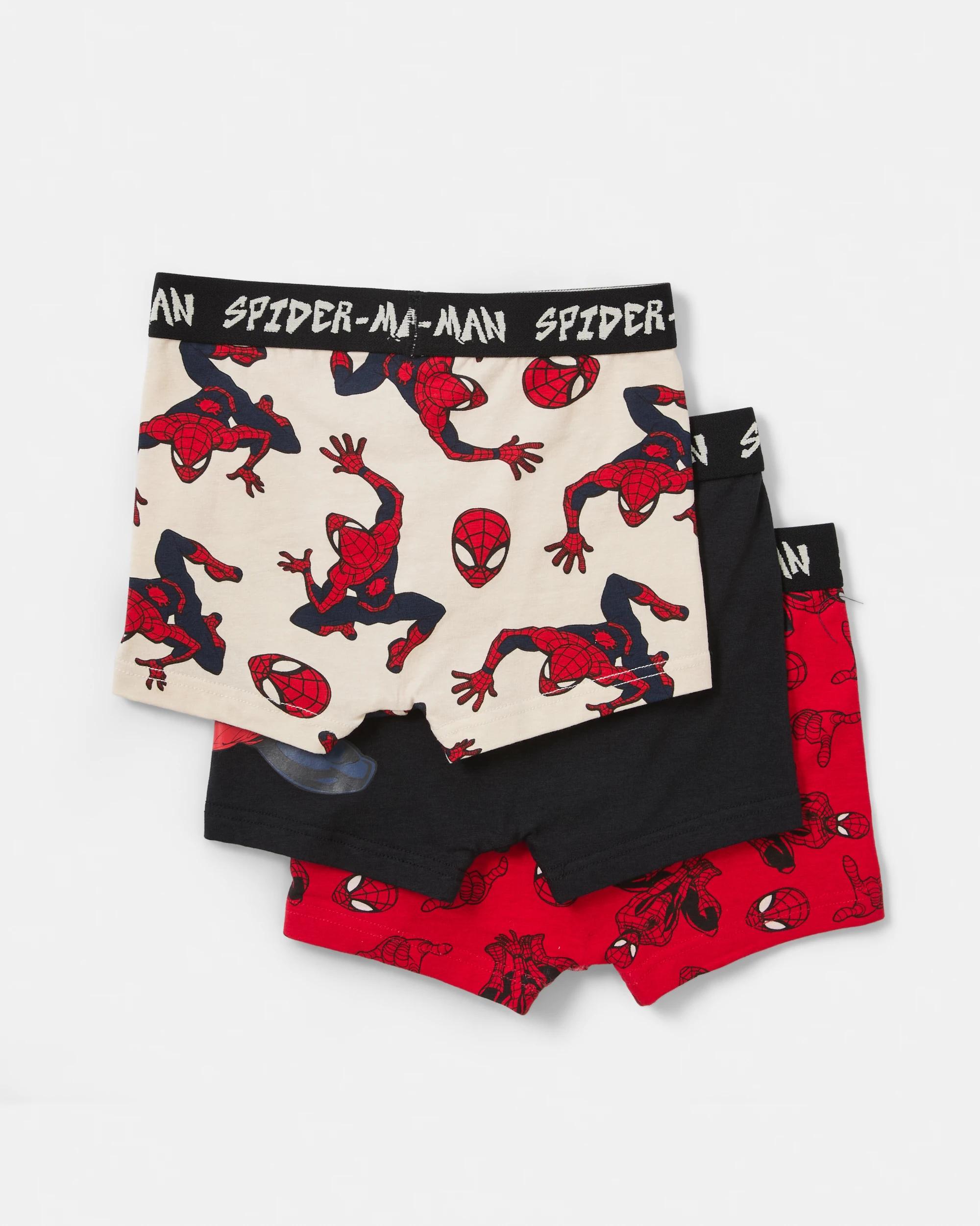 2 3 Pack Spider-Man License Trunks Spiderman, 2 of 6