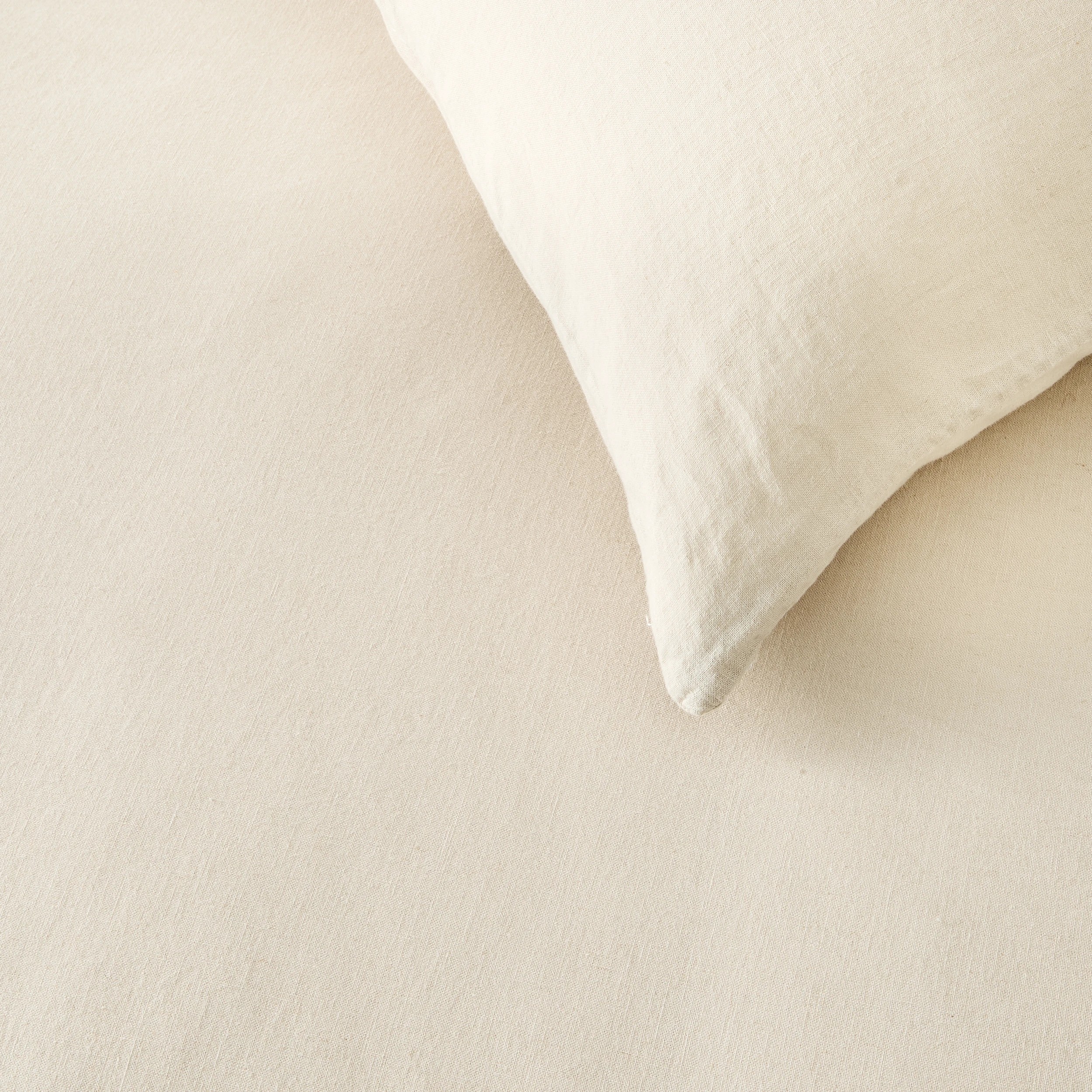 3 Kayden Cotton Linen Quilt Cover Set - Queen Bed, Natural, 3 of 7