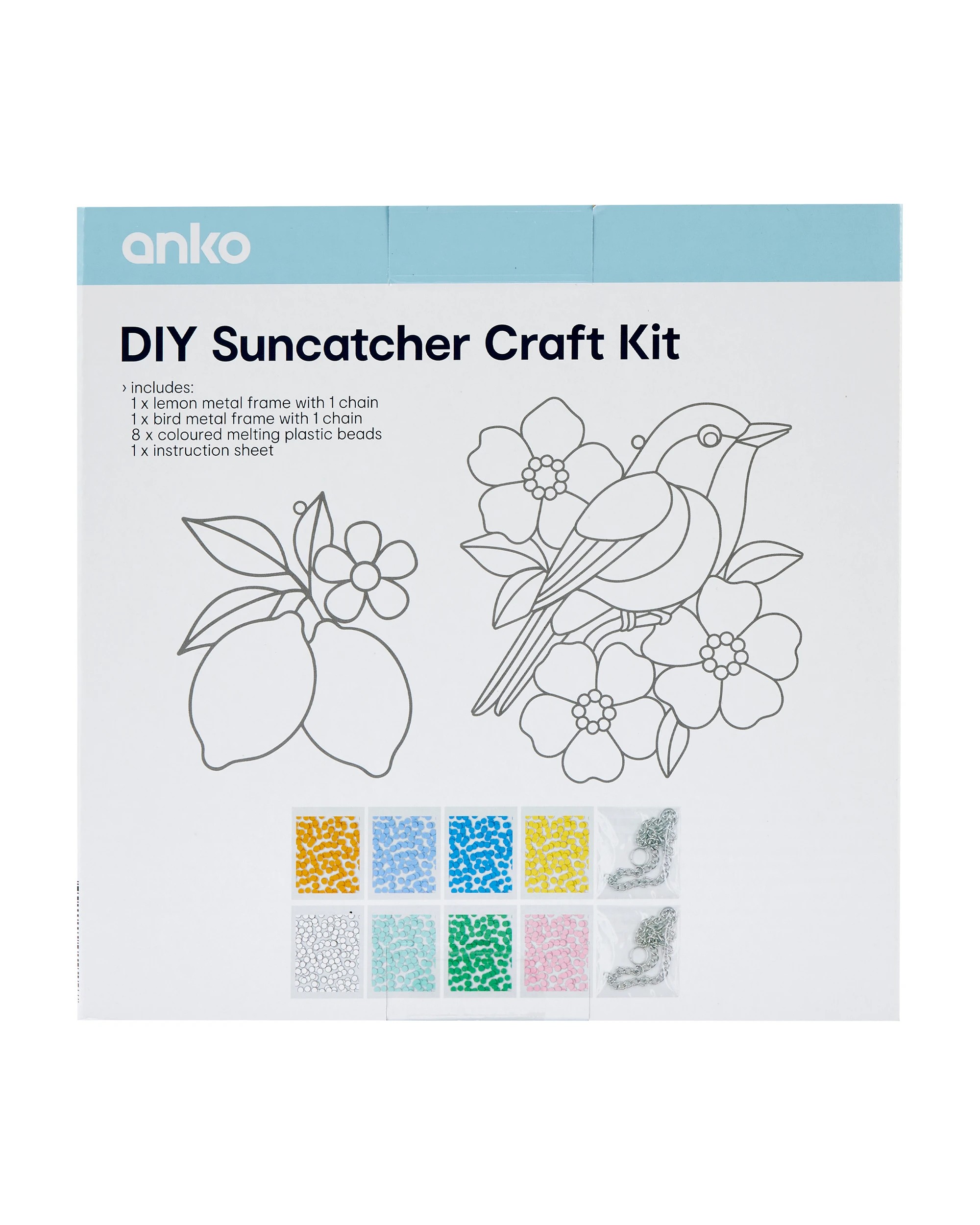 3 DIY Sun Catchers Craft Kit, 3 of 3
