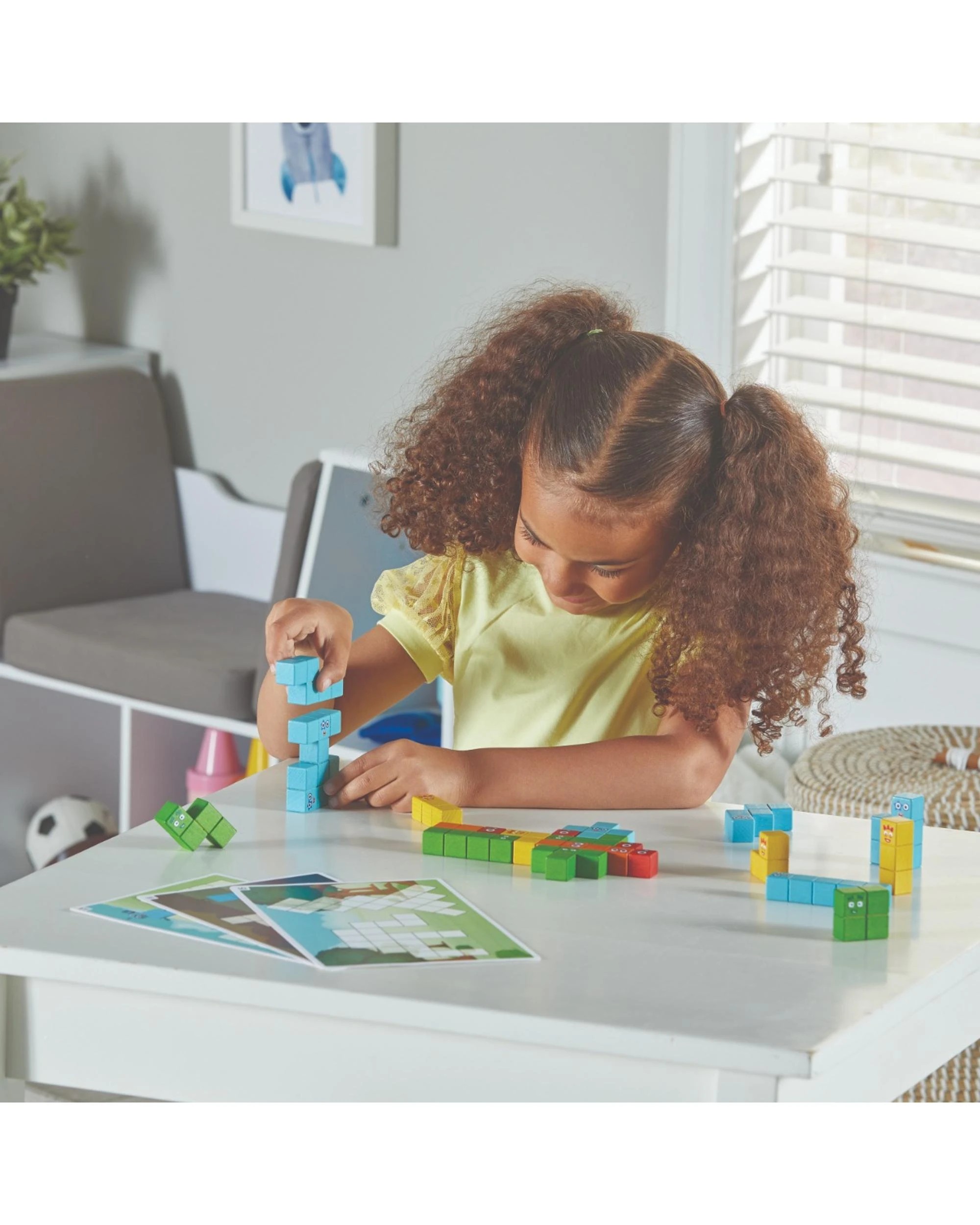 8 Numberblocks One to Five Wooden Building Blocks 39pc Activity Set, 8 of 10