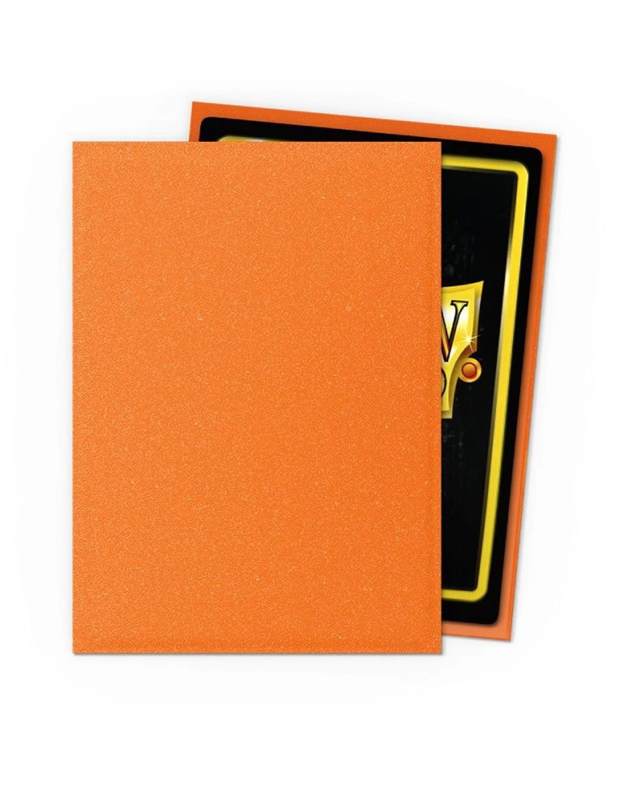 2 Dragon Shield Amber Matte Sleeves 100 Pack - Orange, 2 of 2