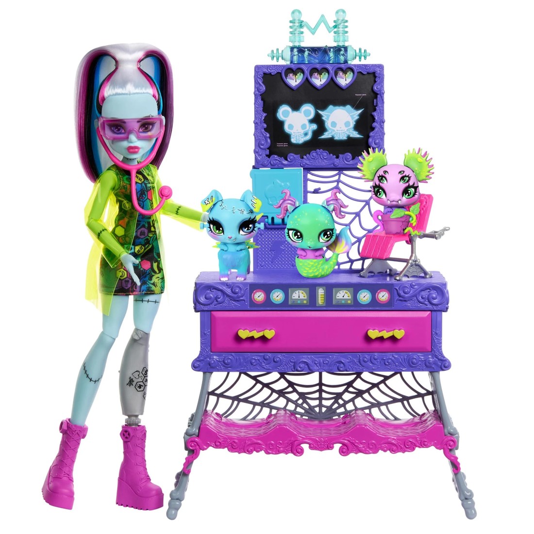 3 Monster High Frankie Stein Make-A-Monster Pet Doll Playset, 3 of 6