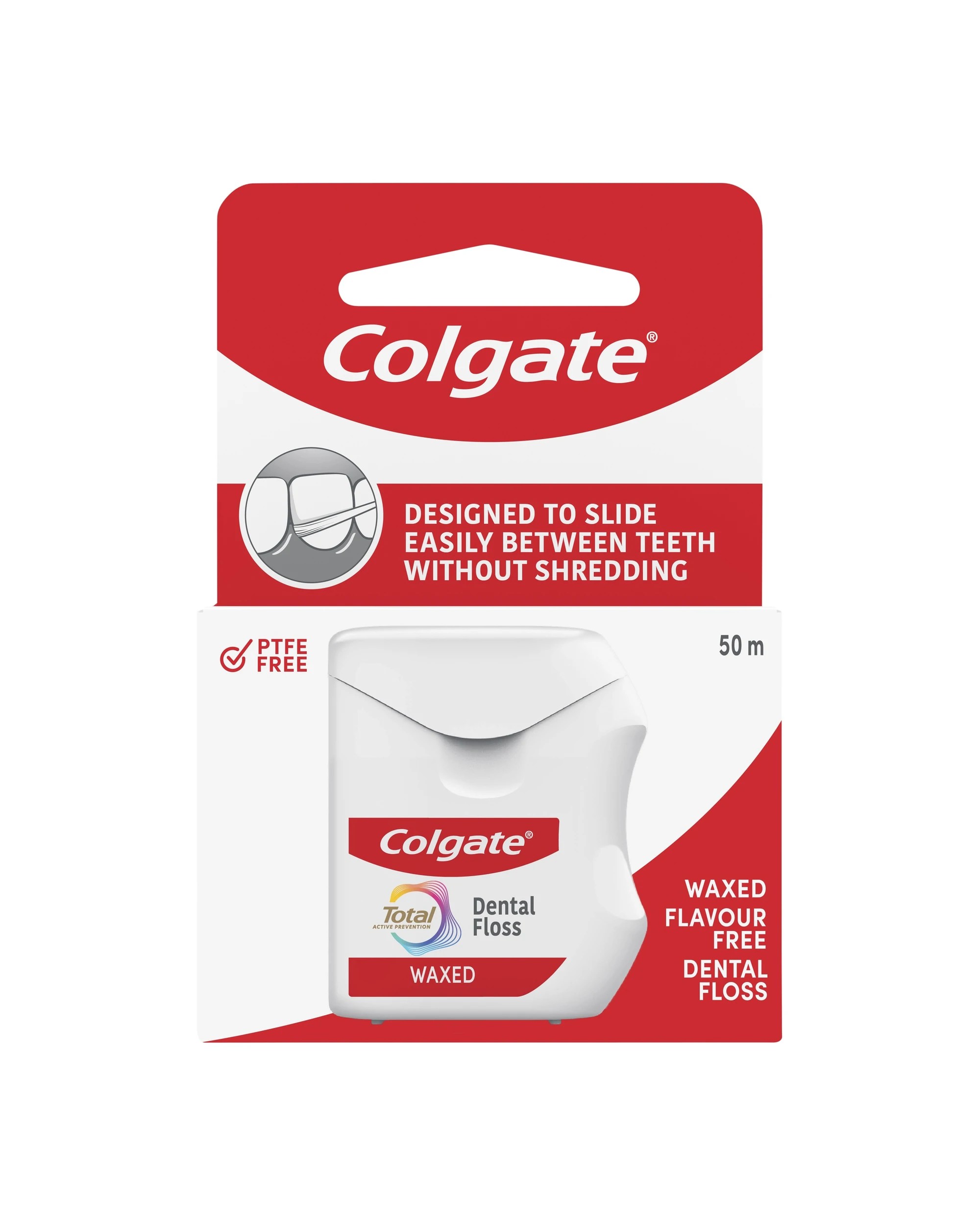 1 Colgate Total Waxed Dental Floss 50m, 1 of 10