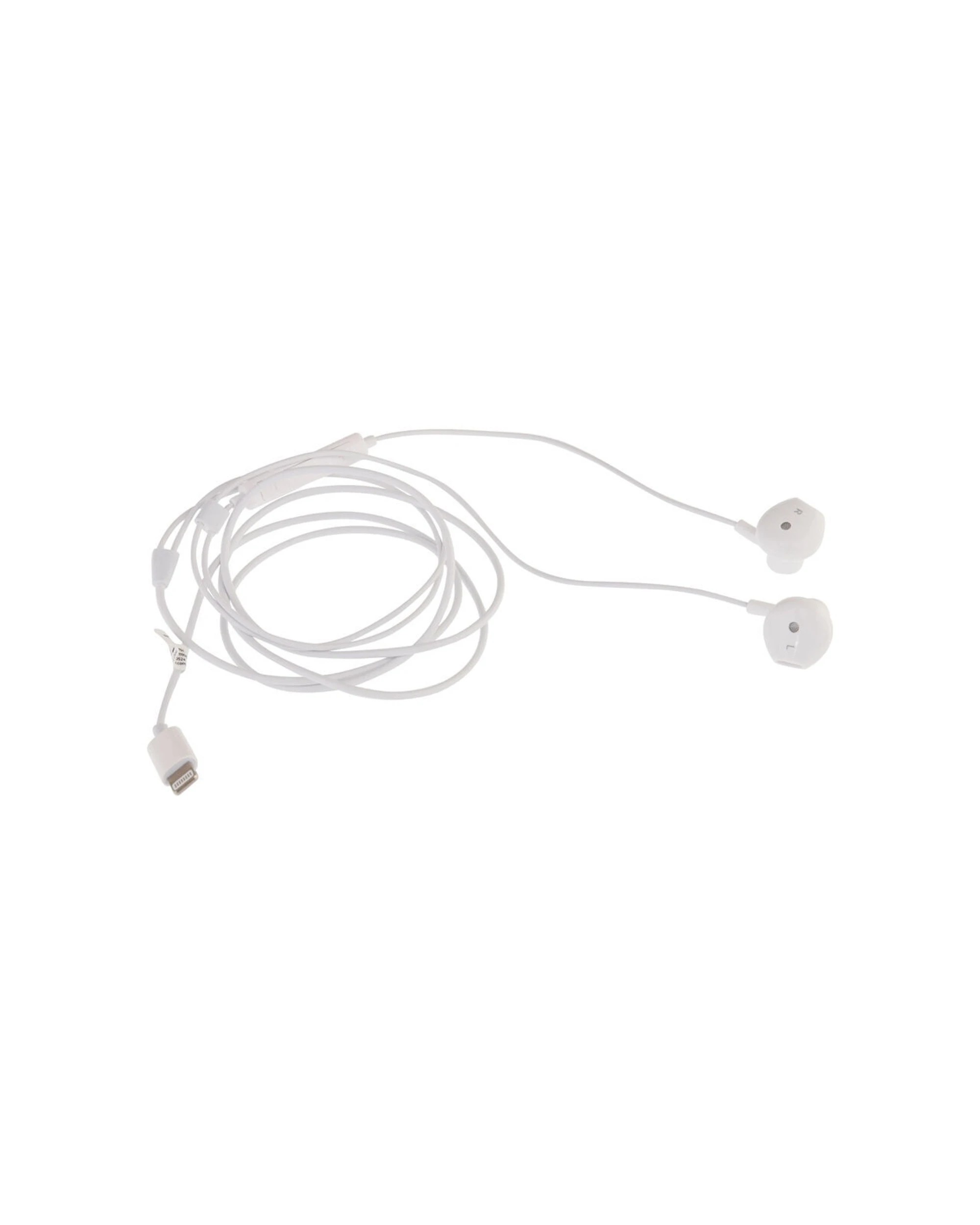 4 Core Essentials 8-Pin SoundPods Earphones 2PK Wired In-Ear With Mic 1.2m Cable
 - white, 4 of 4