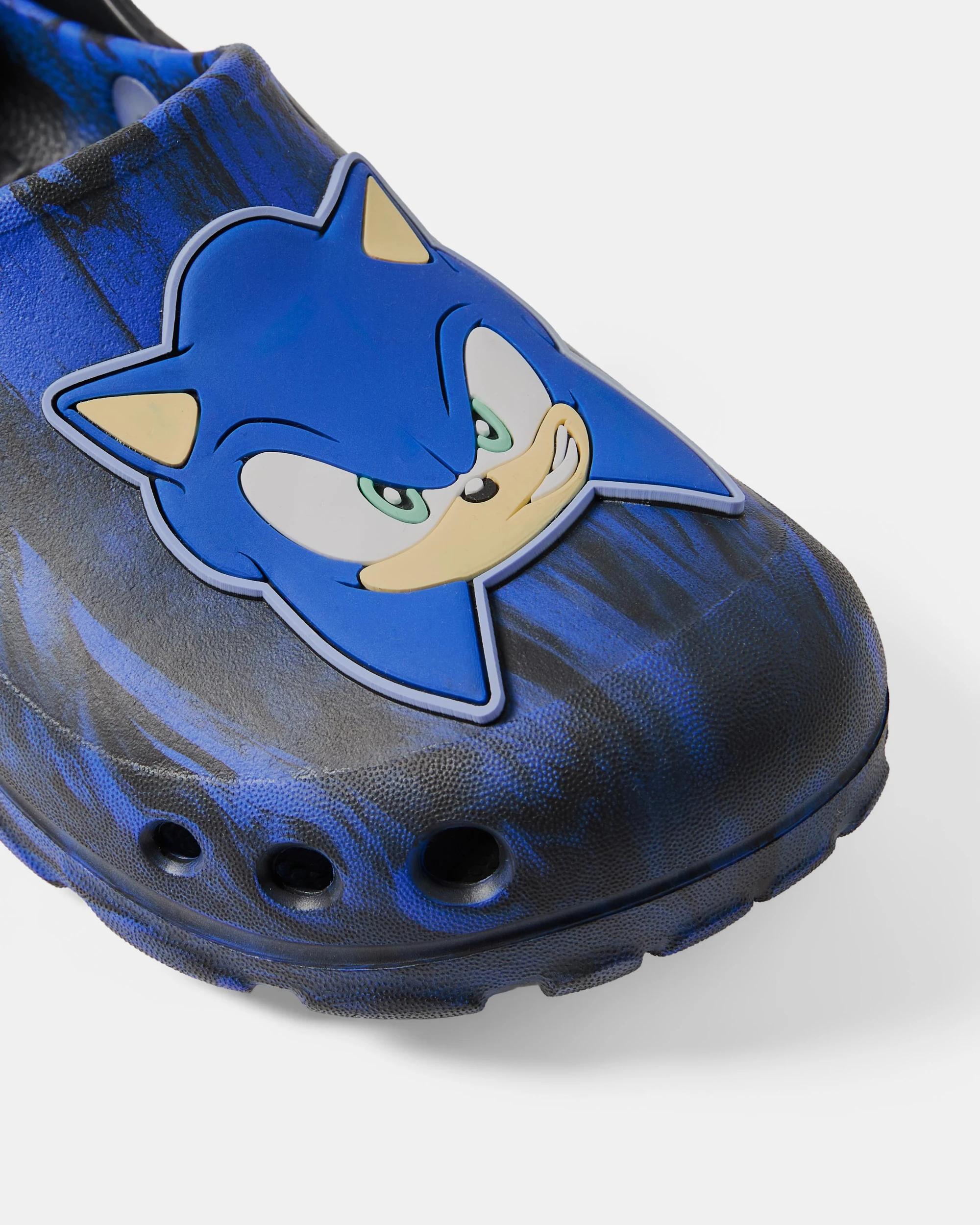 4 Senior Sonic the Hedgehog License Clogs SONIC, 4 of 4