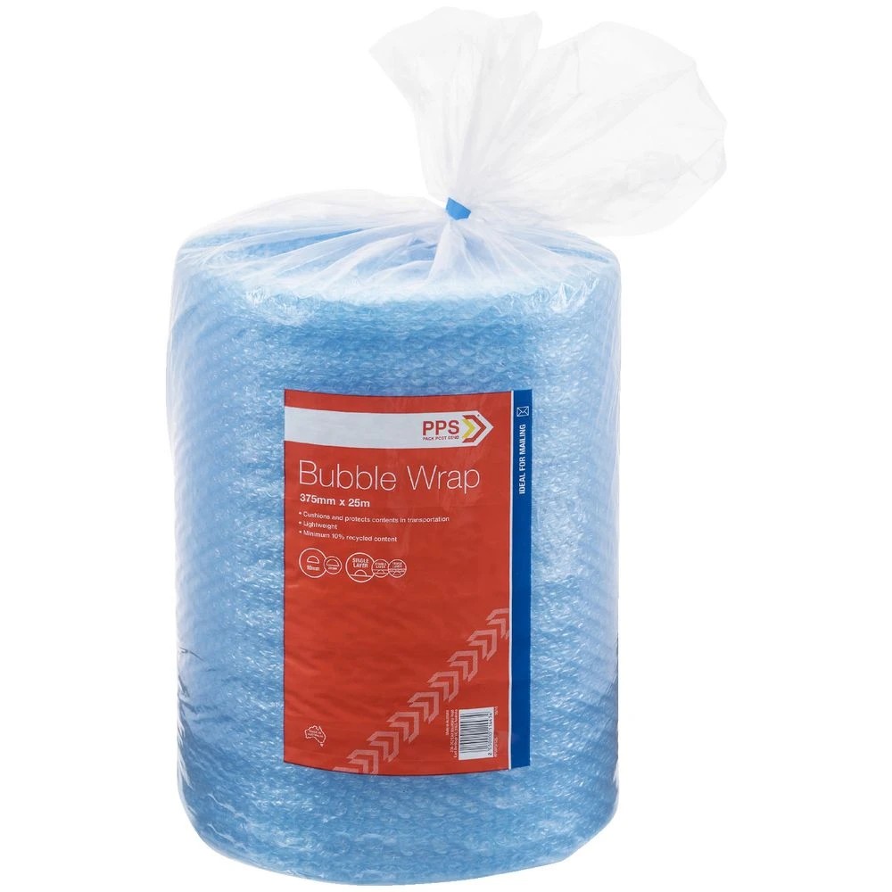 3 PPS 375mm x 25m Bubble Wrap Roll 64 Pack, 3 of 3