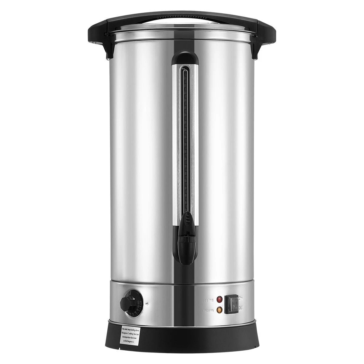1 Maxkon 28L Stainless Steel Hot Water Urn 2500W Electric Hot Beverage Dispenser with Boil Dry Protection, 1 of 6