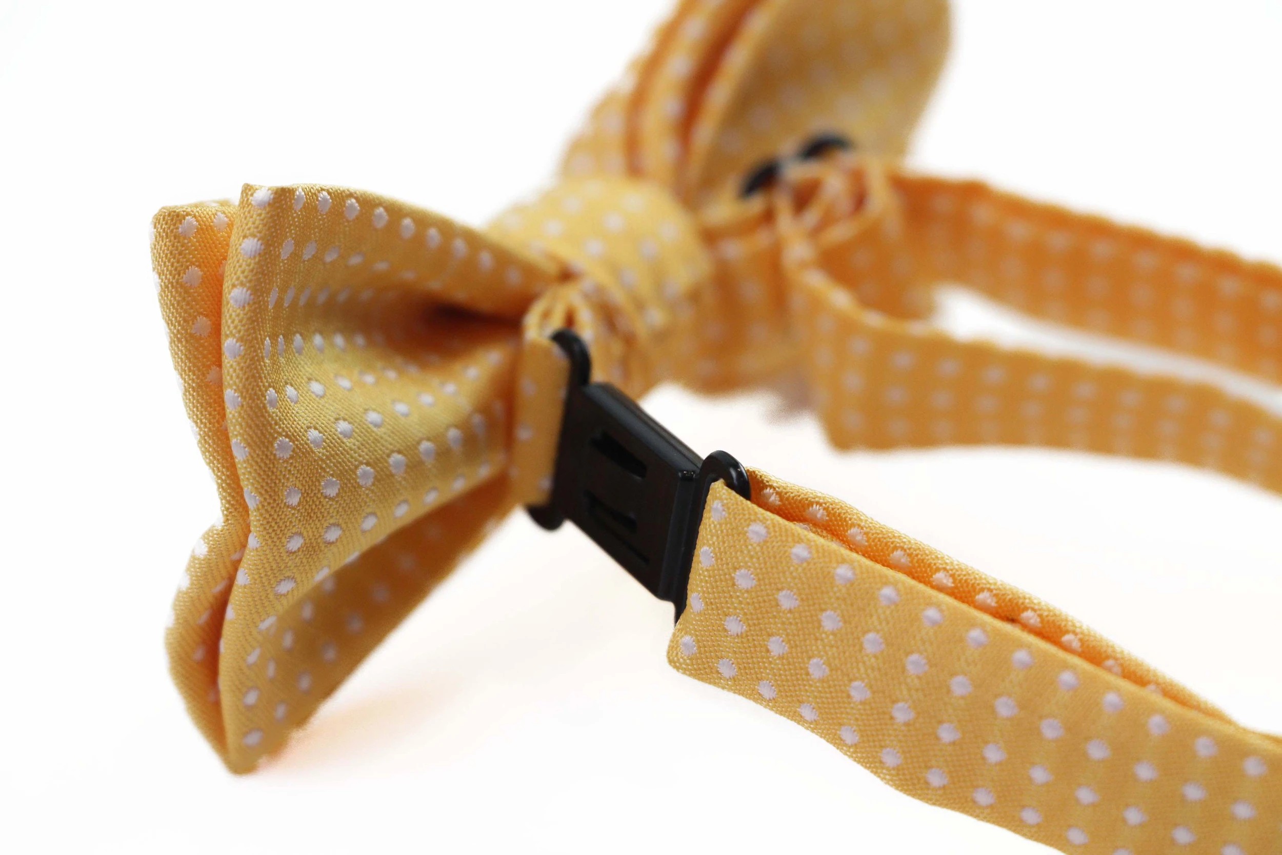 2 Zasel Boys Yellow Bow Tie With White Polka Dots - Multi, 2 of 5