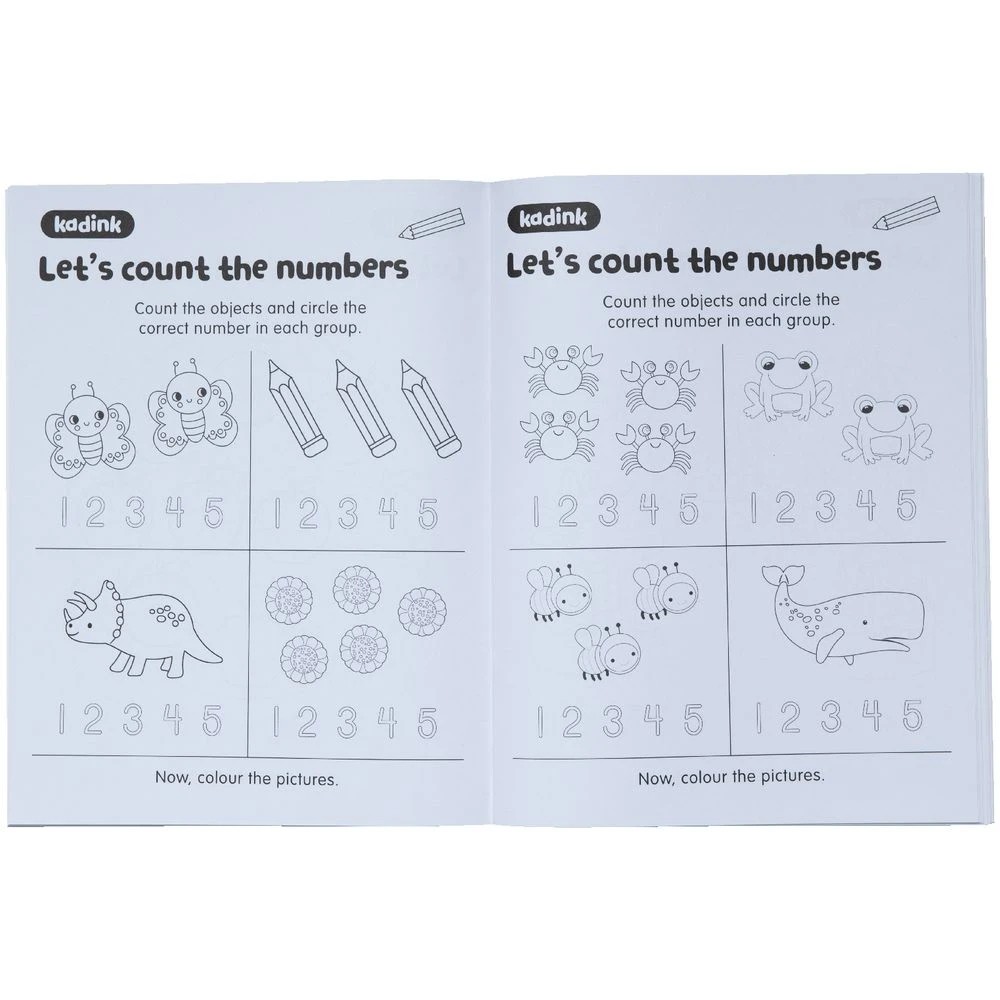 4 Kadink Workbook 48 Pages Numbers, 4 of 4
