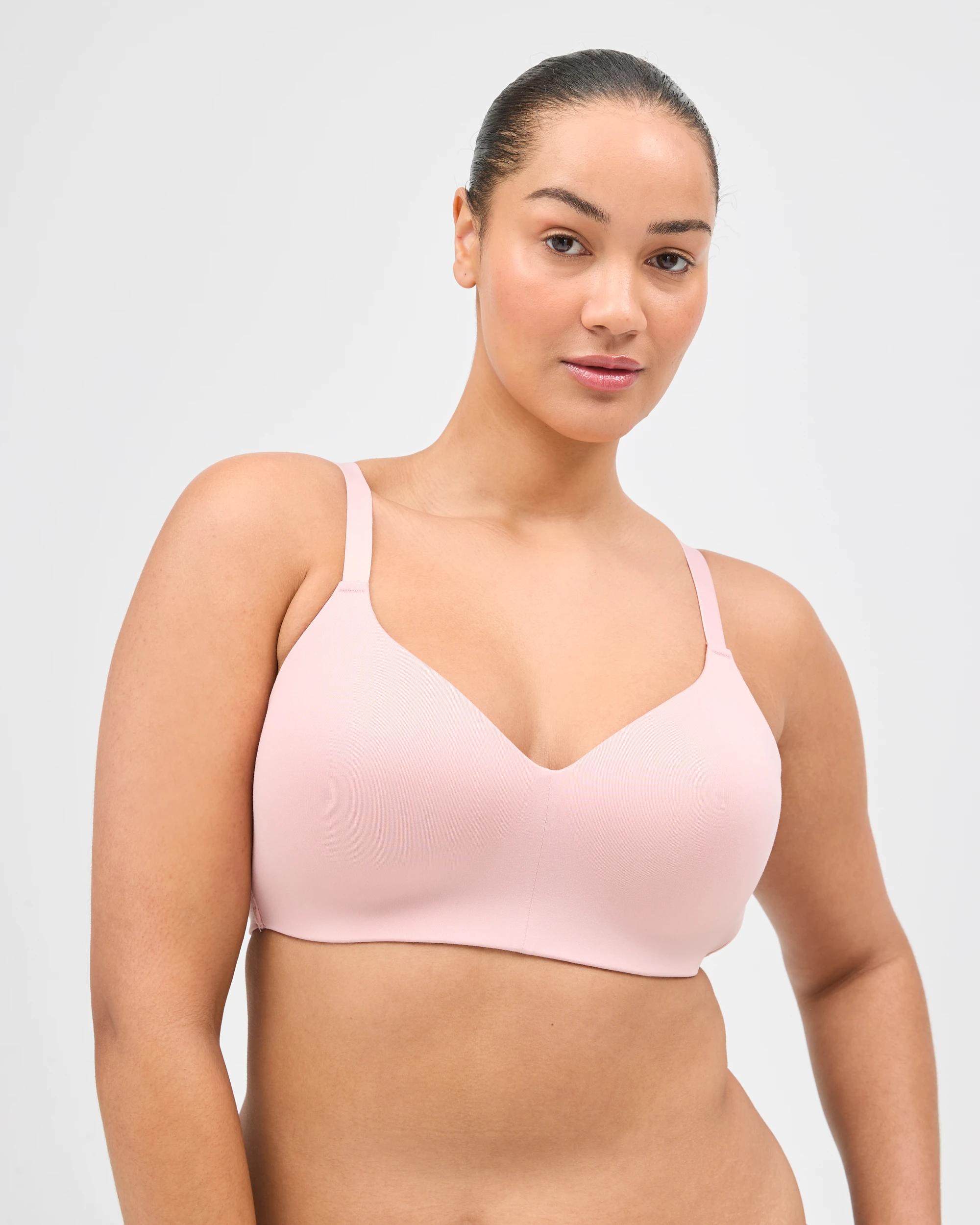 1 Target Curve Plus Size Fuller Cup Wirefree T-Shirt Bra SOFT ROSE, 1 of 3
