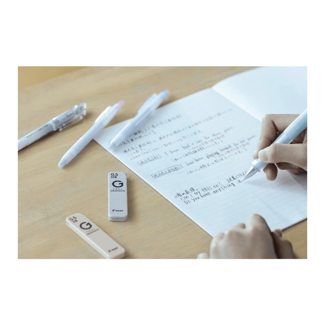 4 PILOT G Neox Mechanical Pencil Lead Refills 0.5mm 2H, 4 of 5