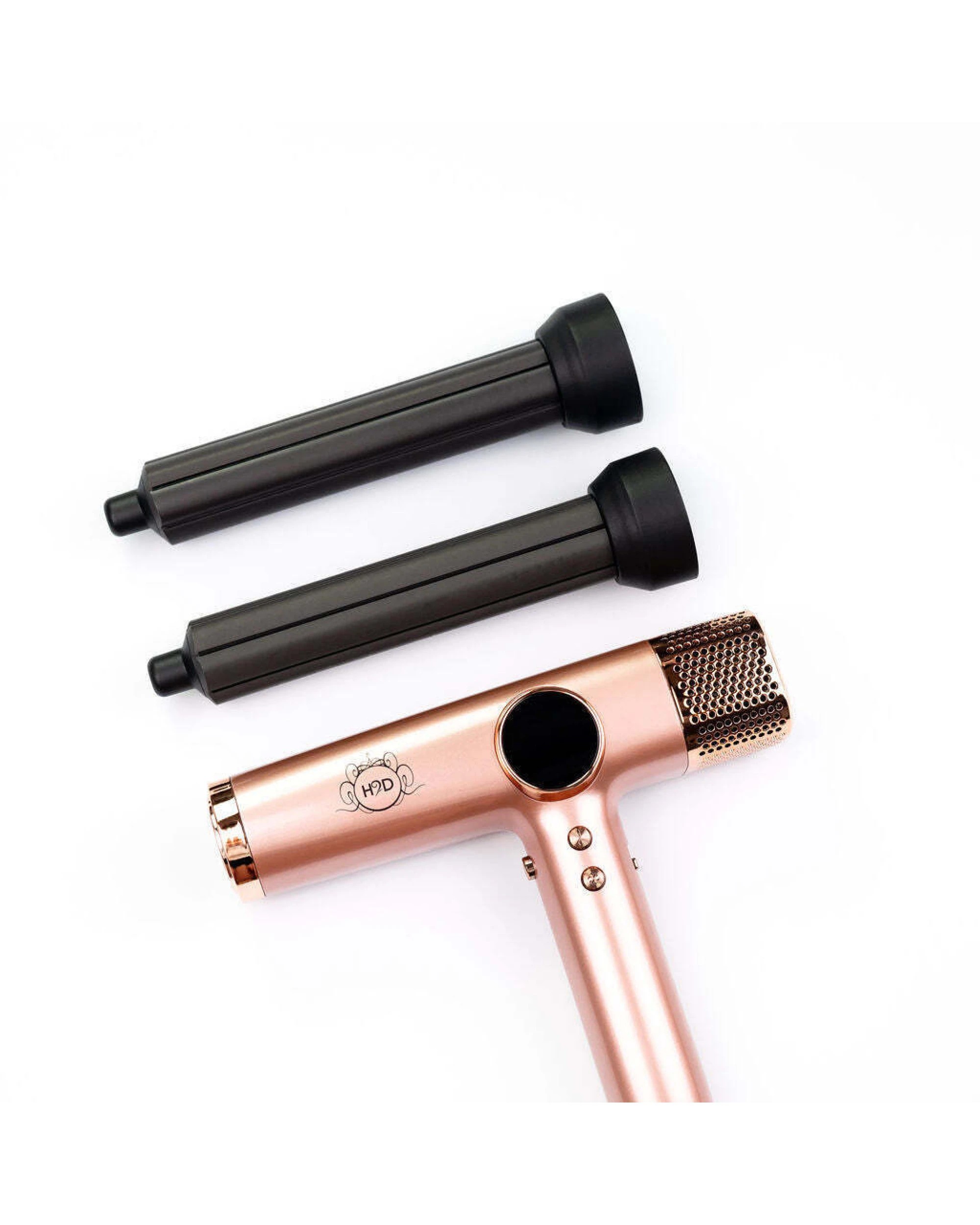 2 H2D 4-in-1 Xtreme Ionic Magnetic Hairdryer + Styler Styling Iron in Rose Gold, 2 of 7