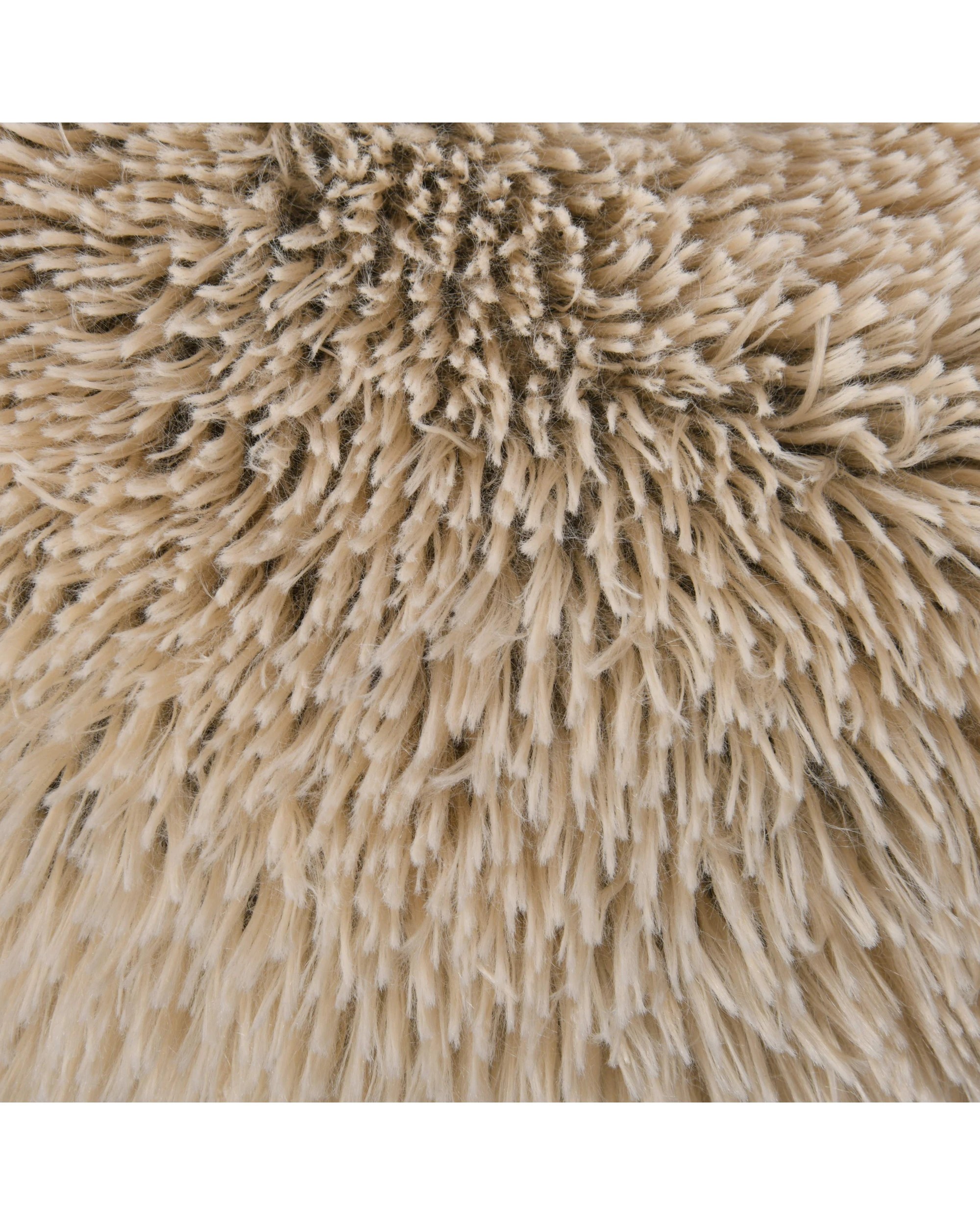 5 Charlie's Shaggy Faux Fur Round Calming Dog Bed Large - Cream, 5 of 5