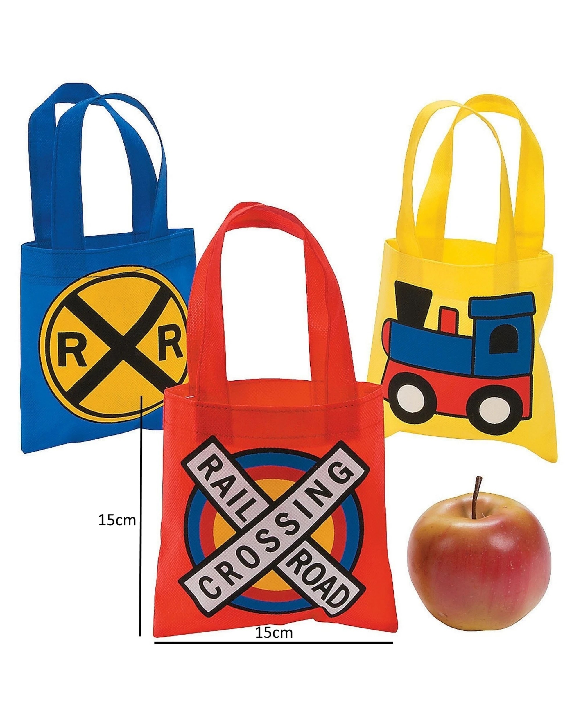 2 Partyrama Mini Train Tote Bags Pack of 12, 2 of 2