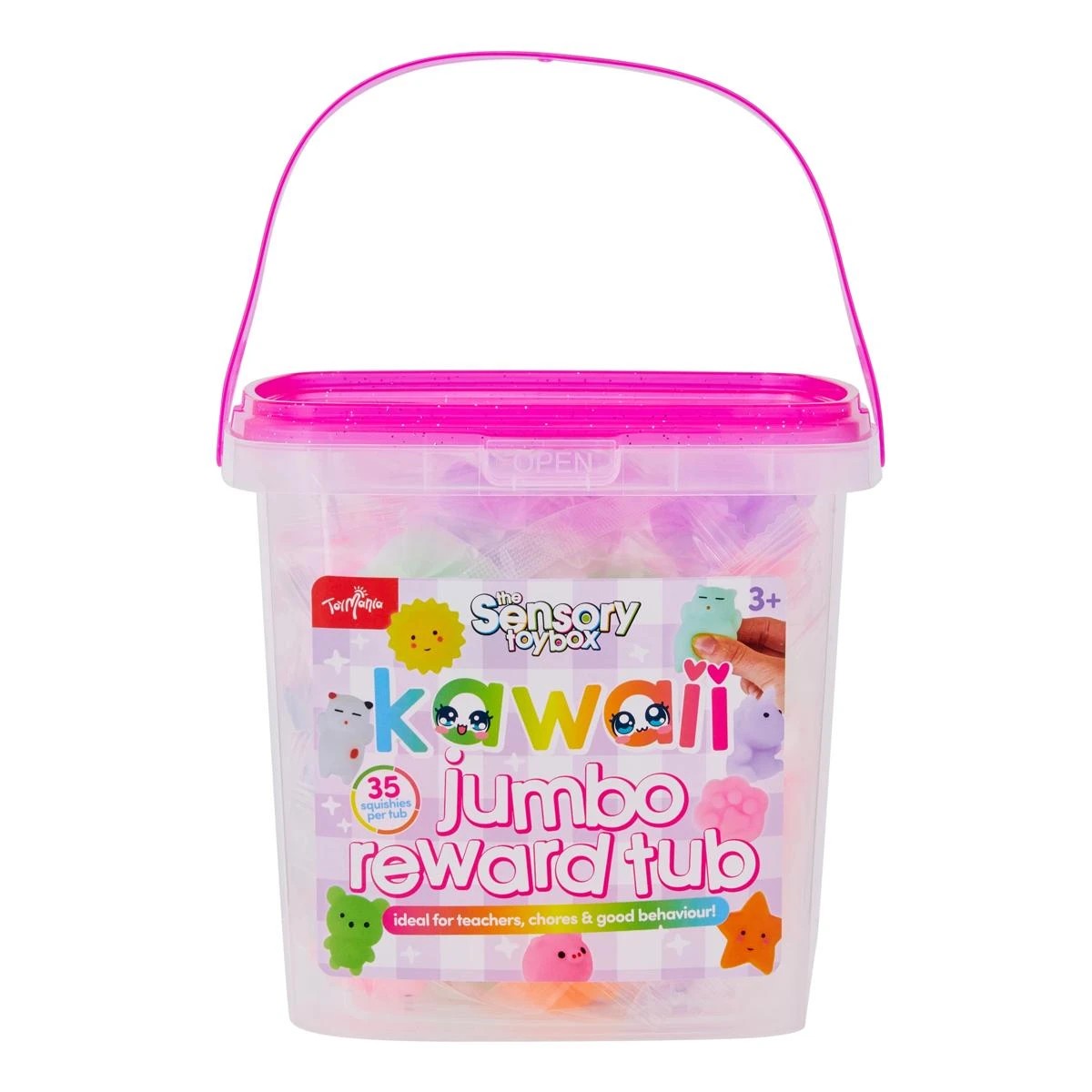 1 ToyMania Sensory Toy Box Kawaii Jumbo Reward Tub, 1 of 3