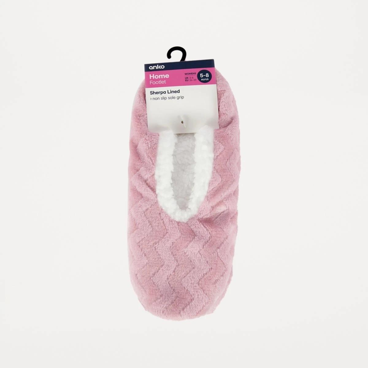 3 Plush Footlets Sier Pink, 3 of 3
