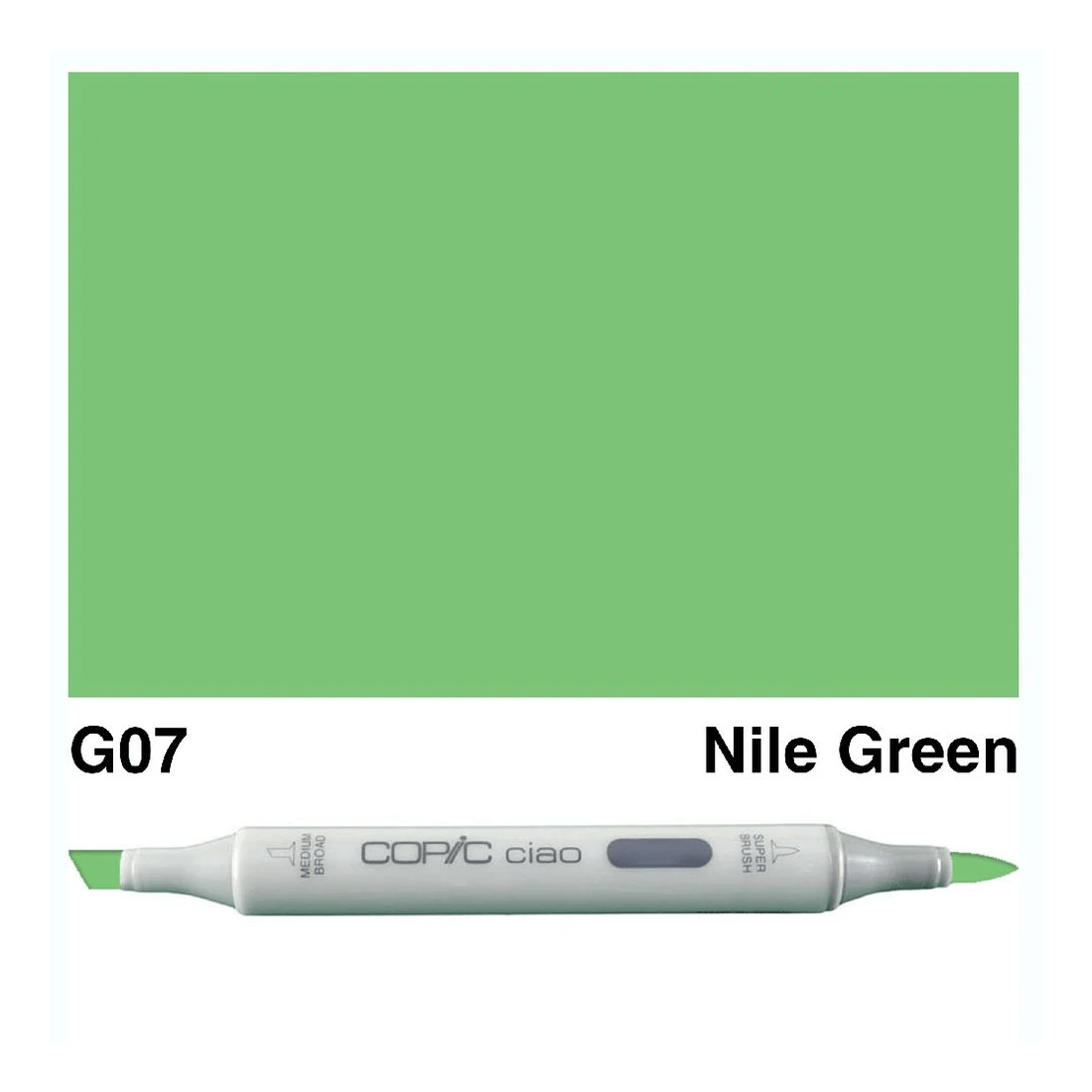 3 Copic Ciao Dual Nib Marker G07 Nile Green, 3 of 3
