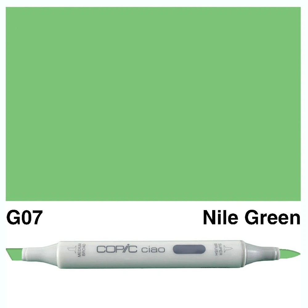 3 Copic Ciao Dual Nib Marker G07 Nile Green, 3 of 3