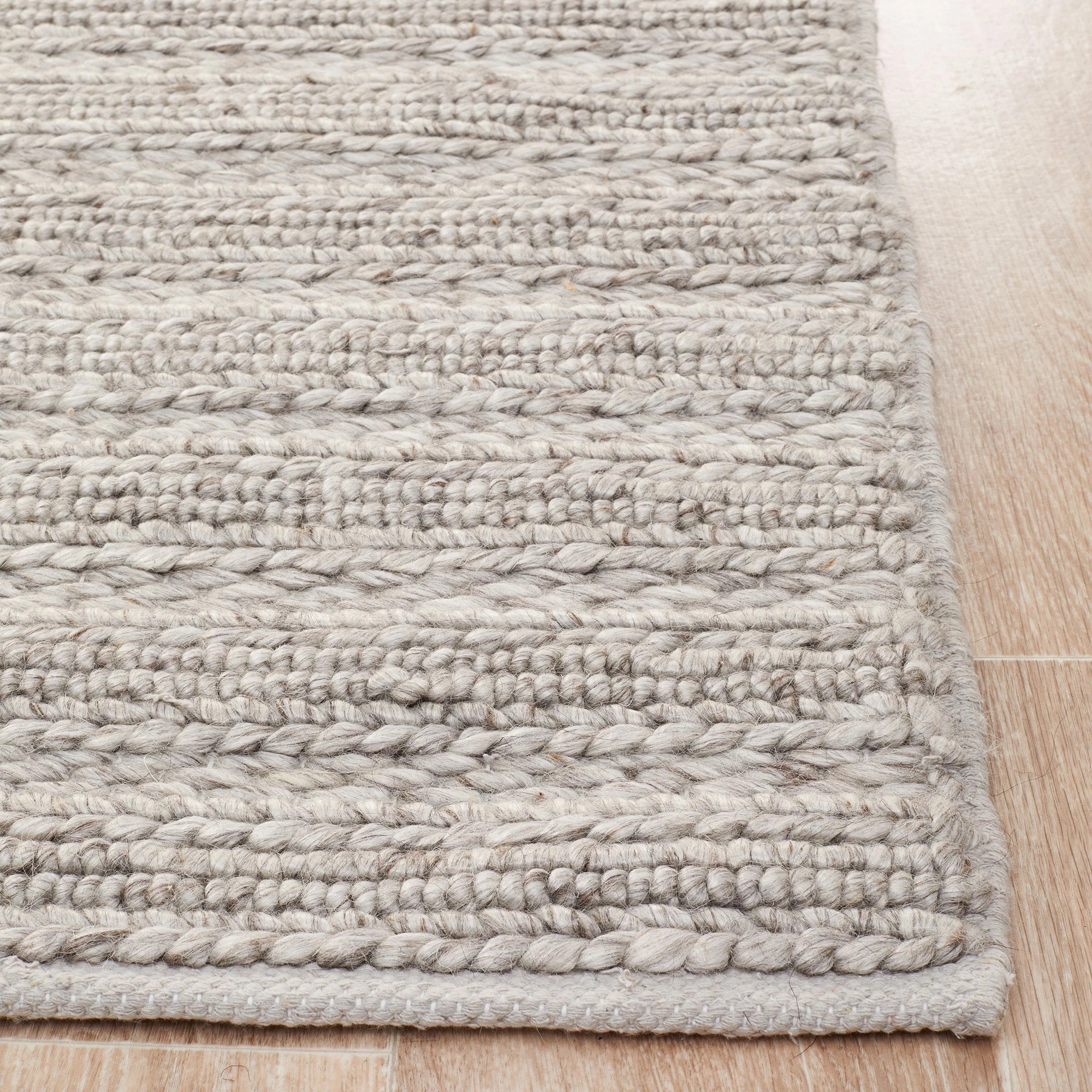 4 Common Ground Rugs Meadow 801 280x190cm - Large Floor Rug - Grey, 4 of 7