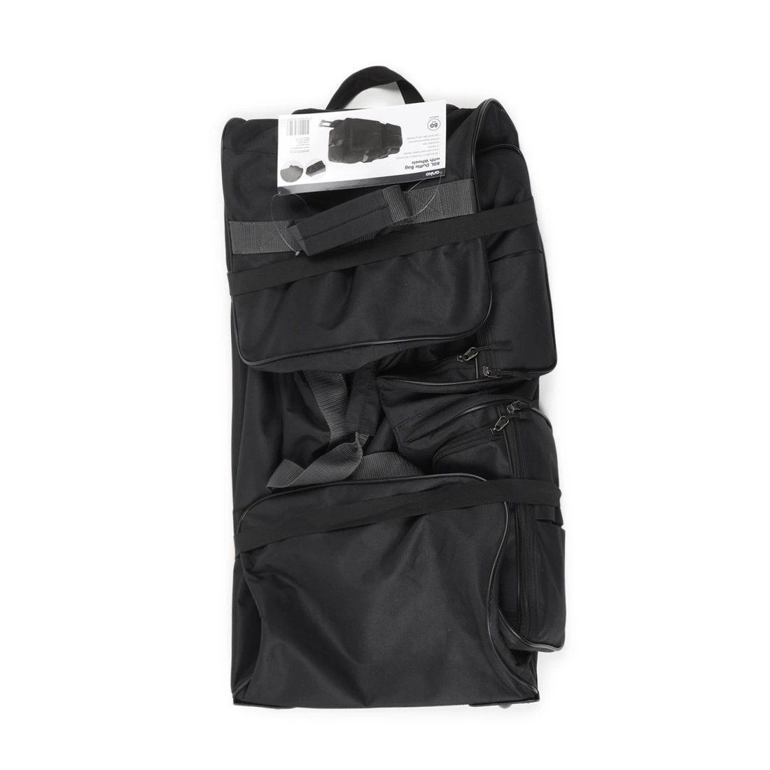 8 Duffle Bag with Wheels - Black, 8 of 8