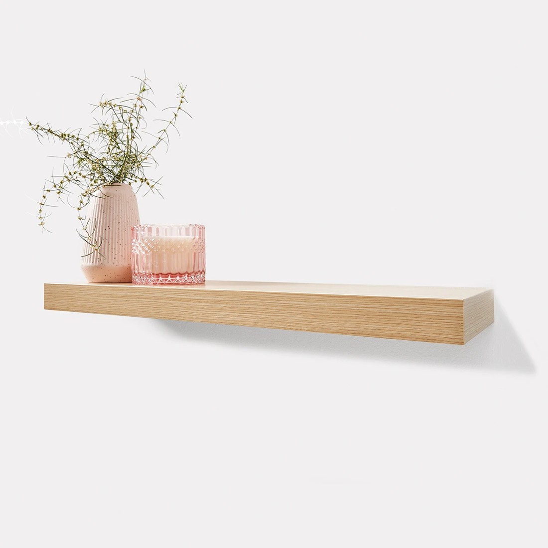 1 Oak Look Floating Shelf, 1 of 9
