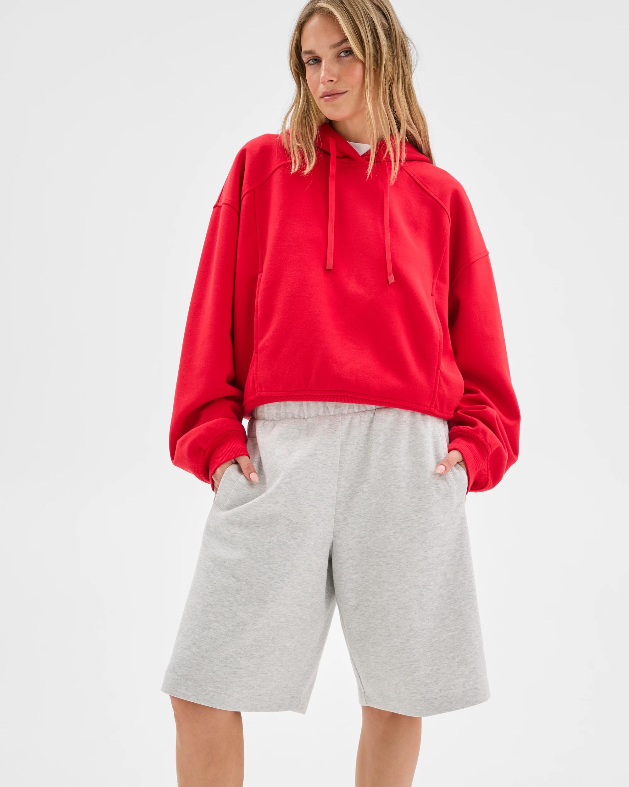 5 Lily Loves Fleece Shorts SILVER MARLE, 5 of 7