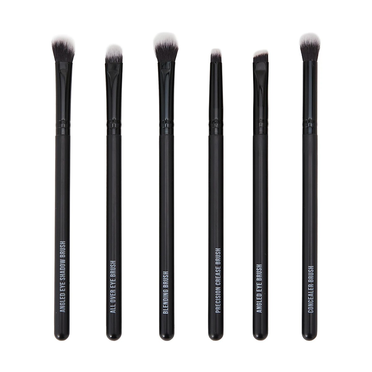2 OXX Cosmetics Eyes Makeup Brush Set - Black, 2 of 6