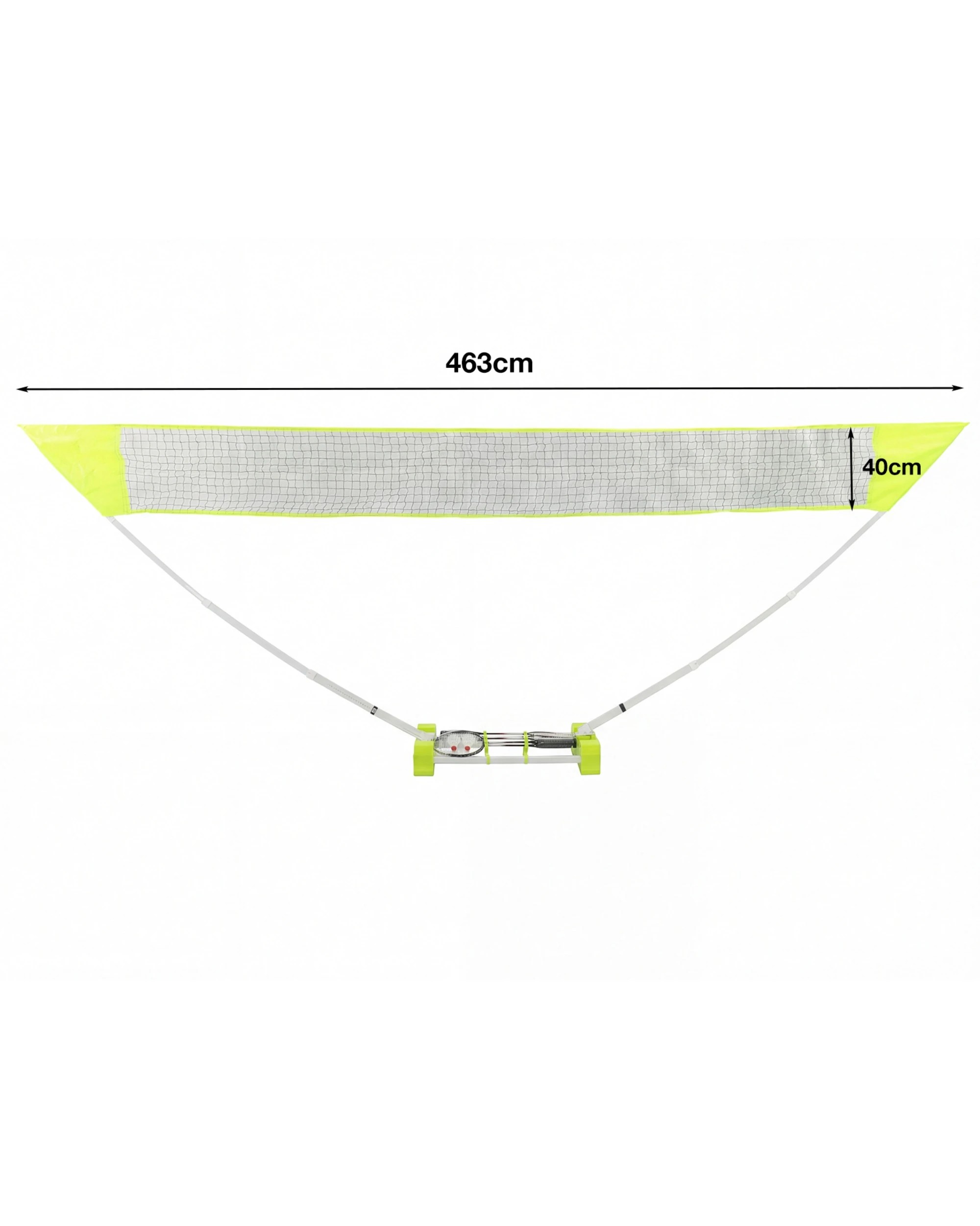 2 Advwin 4.6m Portable Badminton Net Set - Green, 2 of 4