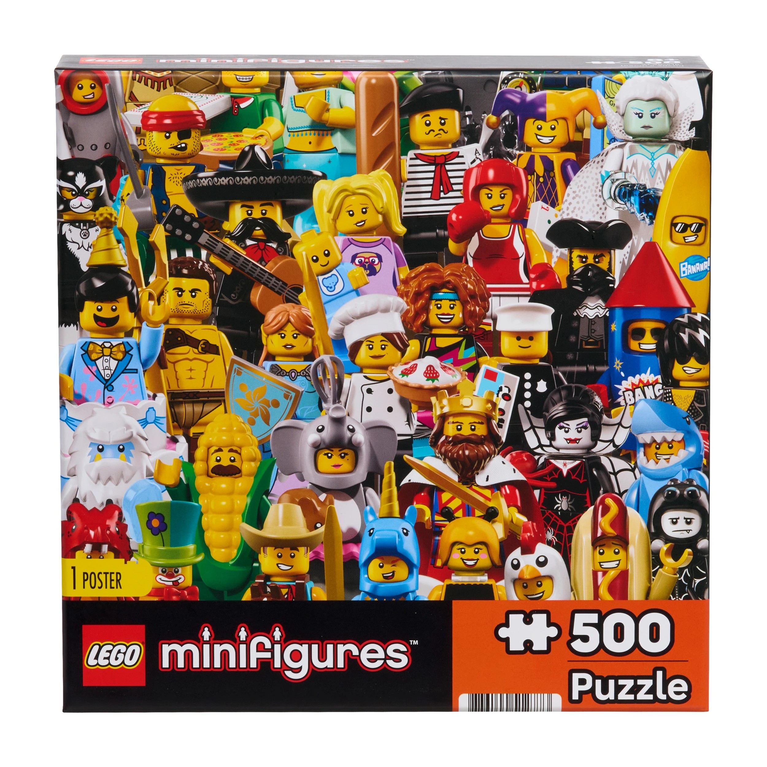3 Lego Minifig Puzzle 500 Piece - Multi, 3 of 8