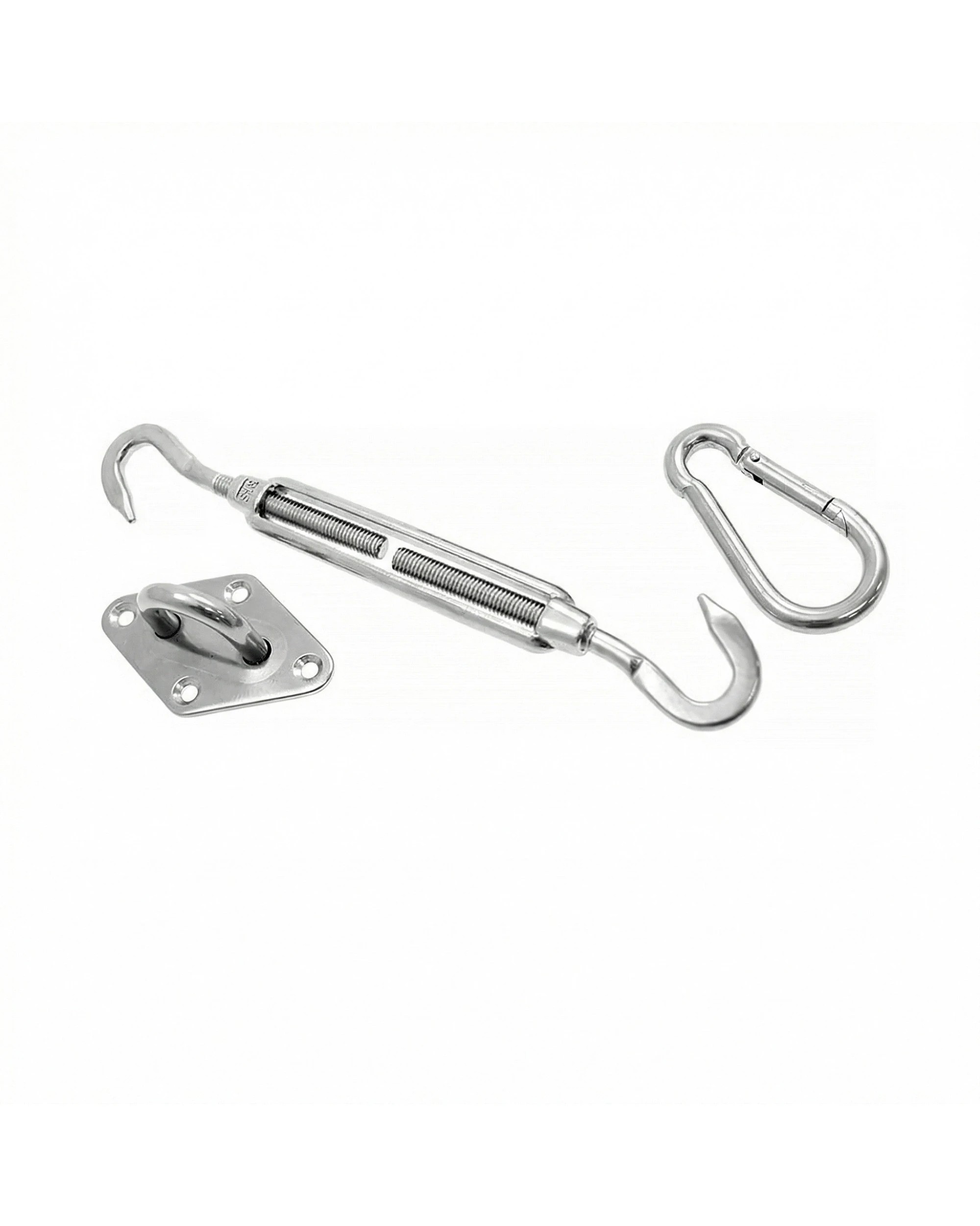 5 Wallaroo 10 x 10M Outdoor Sun Shade Sail Canopy Square - Grey, 5 of 6