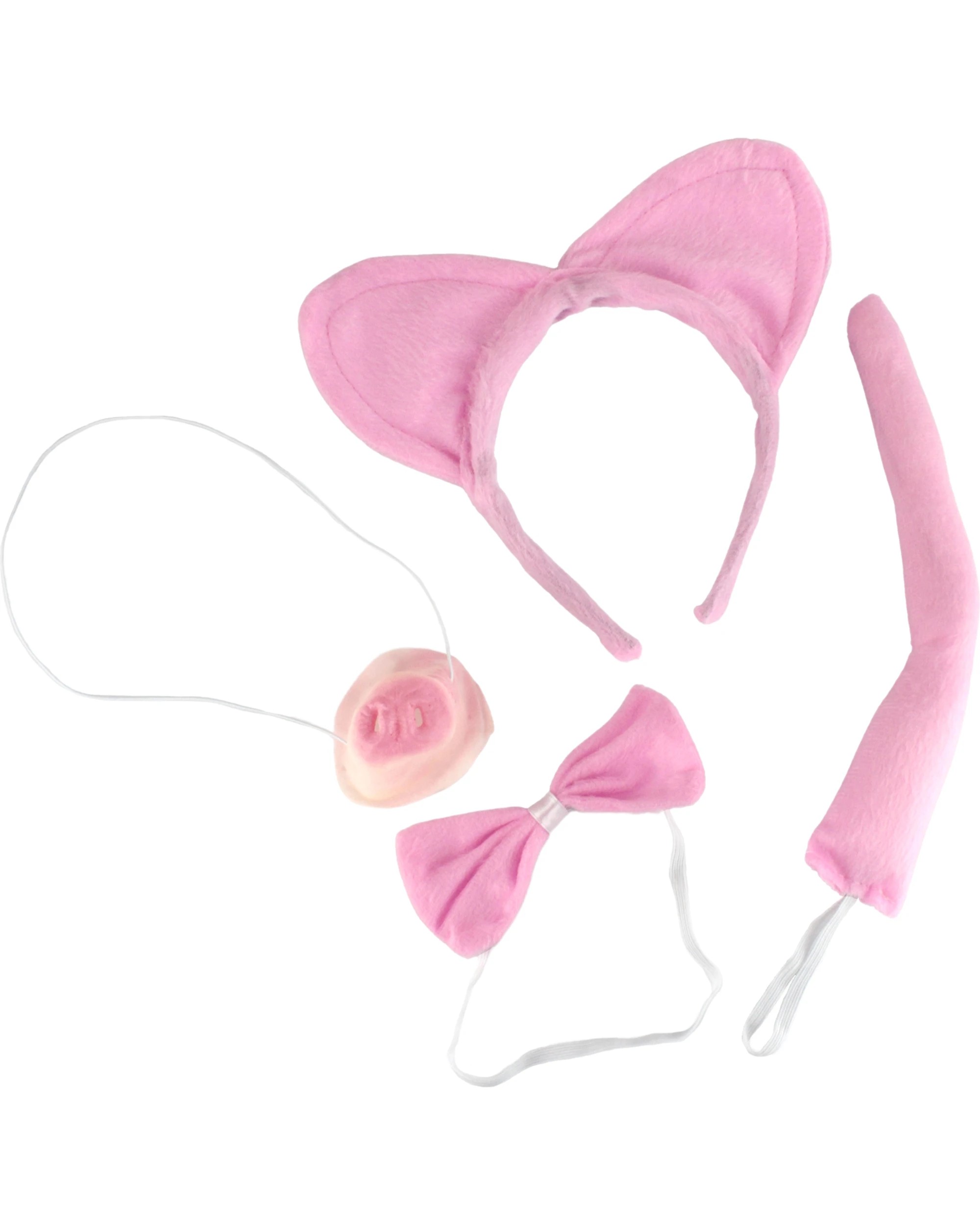 1 Partyrama Pink Piggy Ears and Tail Costume Set - Pink, 1 of 1