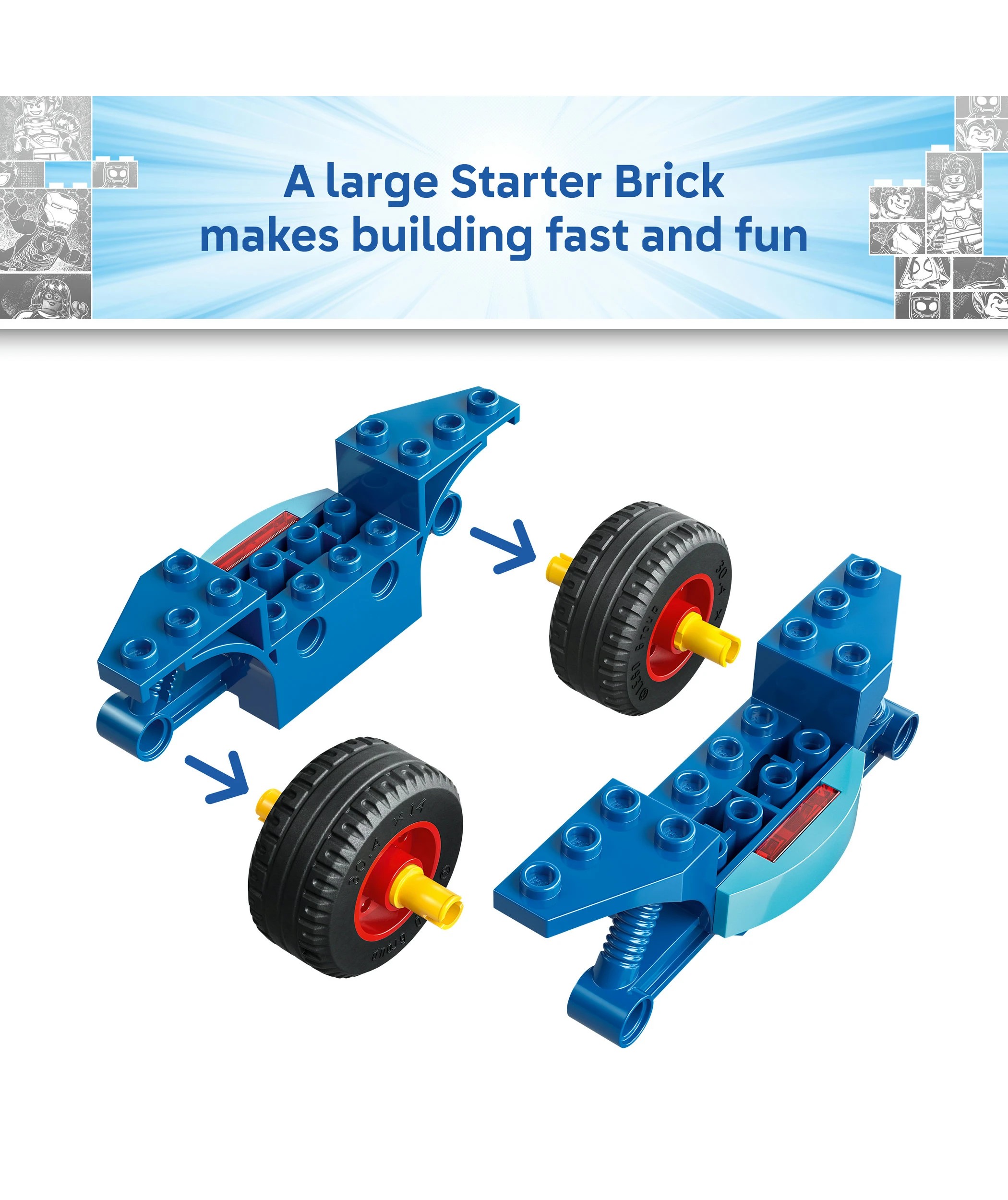 4 LEGO Spidey on his Motorcycle vs. Rhino 11206, 4 of 10