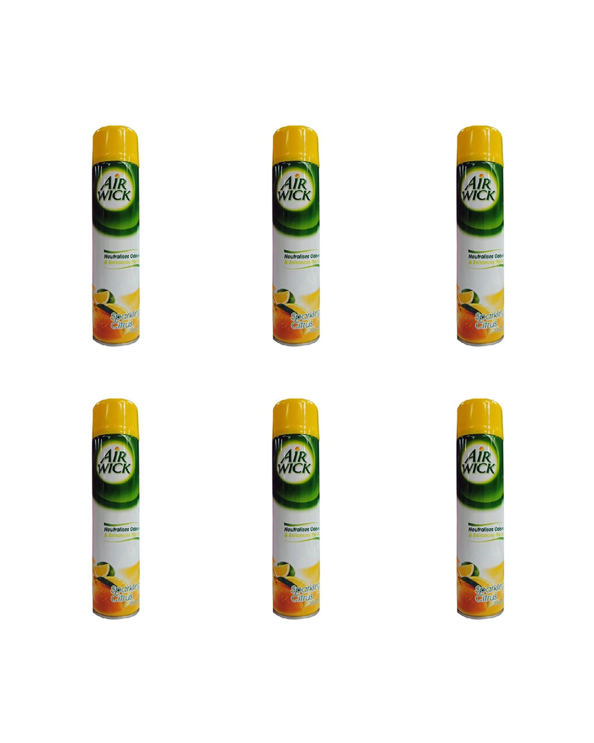 1 AIR WICK 6PK Airwick Air Freshener Odour Eliminator 237G Sparkling Citrus - Assorted, 1 of 1