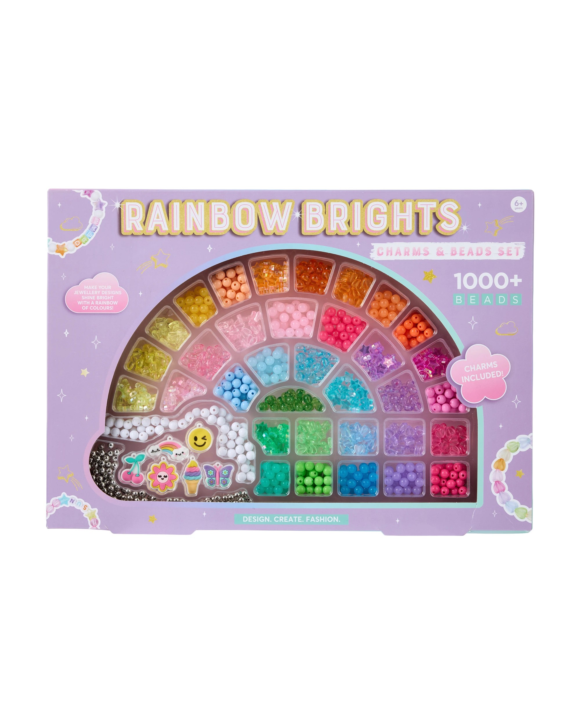 1 Rainbow Brights Charms and Beads Set, 1 of 4