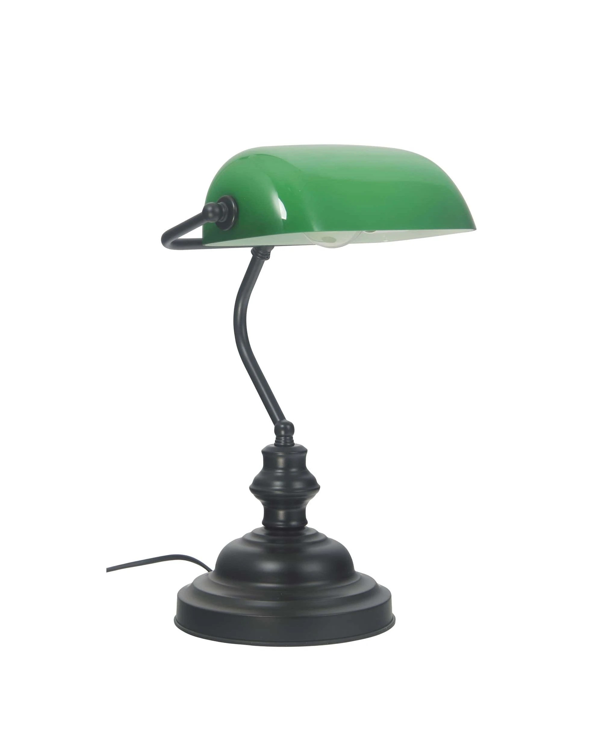 1 Oriel Lighting Bankers Touch Onoff Touch Lamp - Green, 1 of 3
