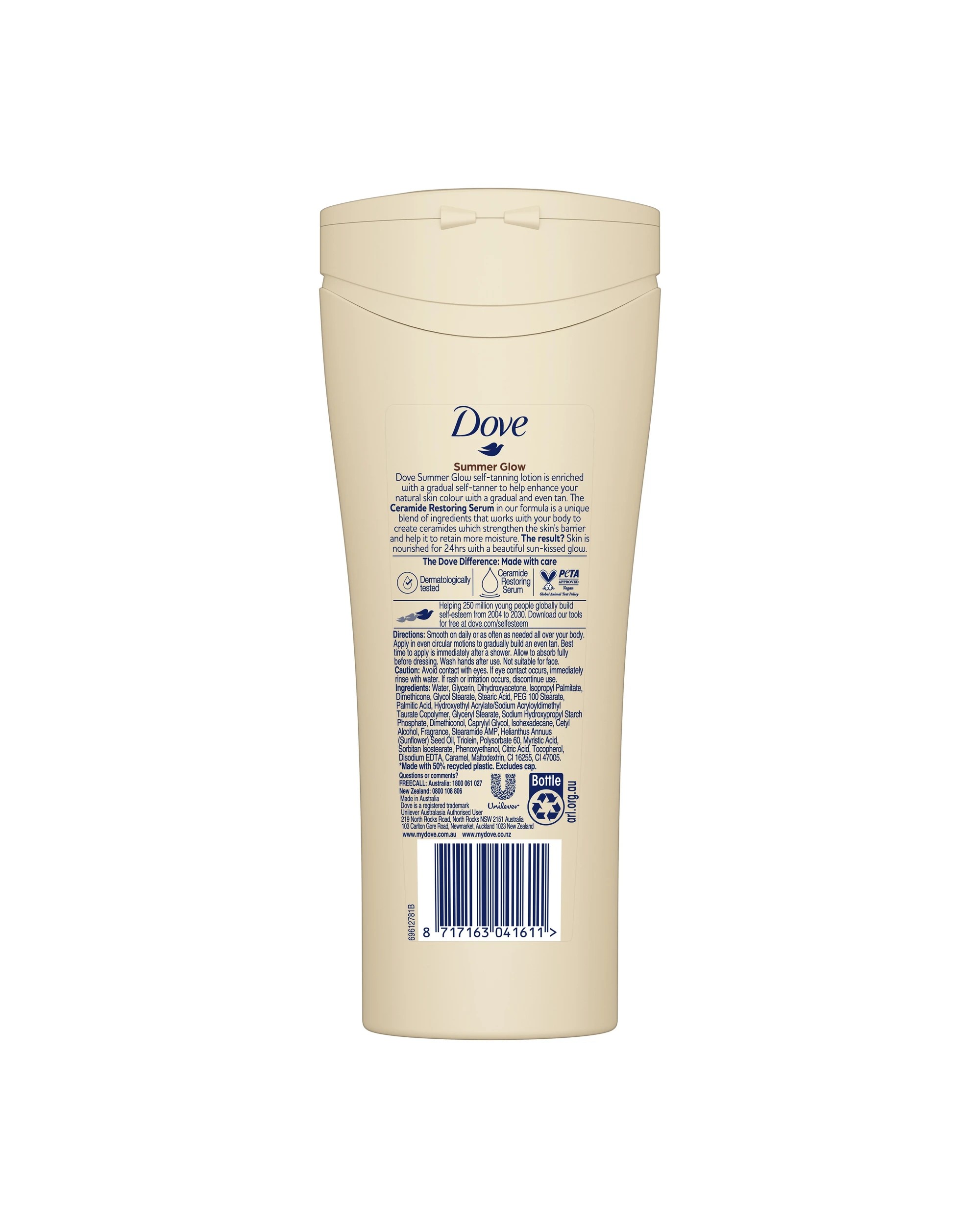 2 Dove Summer Glow Gradual Tan Body Lotion Medium to Dark 250ml, 2 of 10