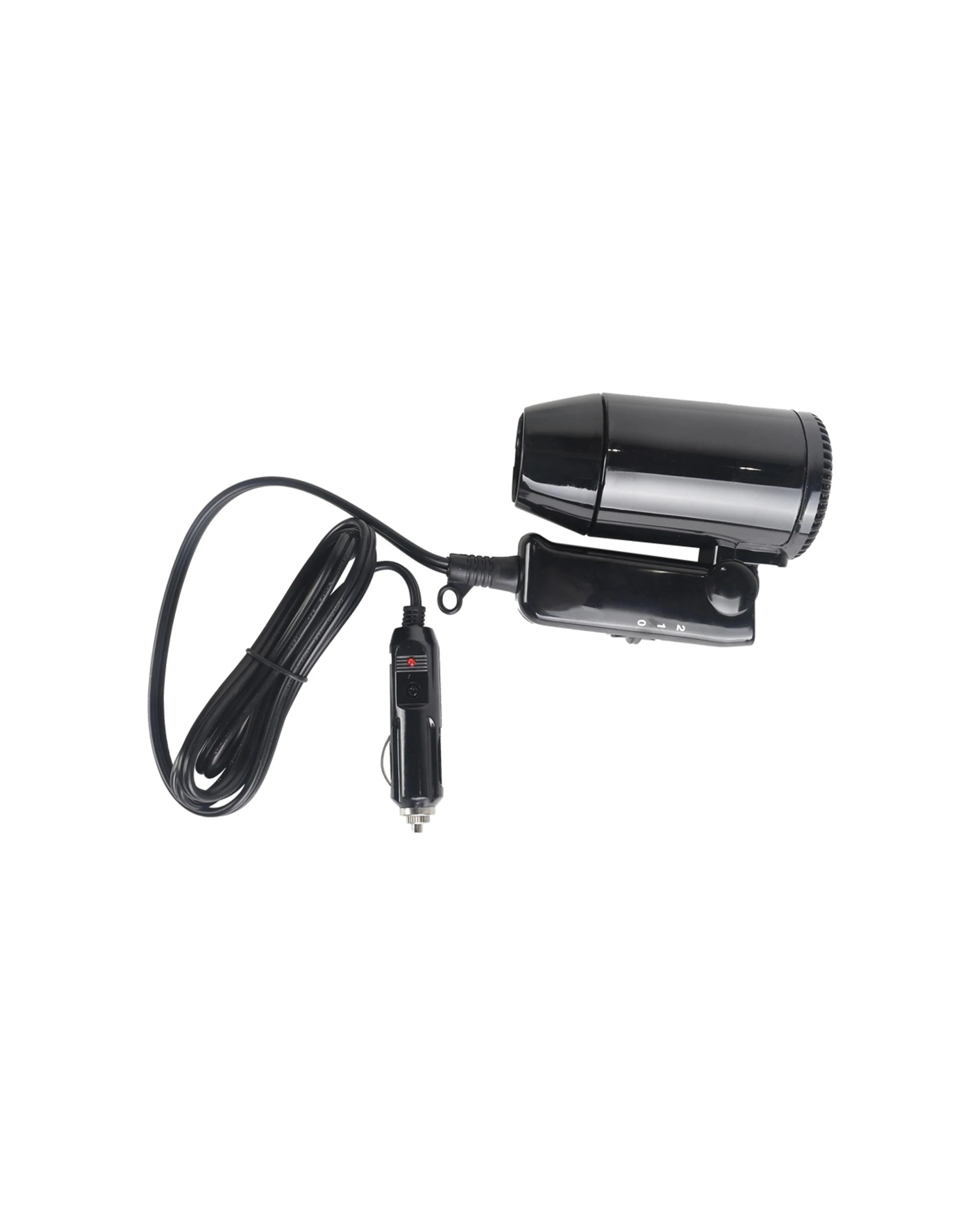 3 Wildtrak 12V Portable Car Hairdryer Adjustable Settings Folding Handle - Black, 3 of 3