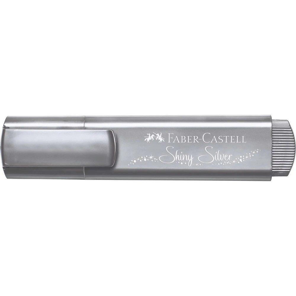 2 Faber-Castell Textliner Highlighter Metallic Shiny Silver, 2 of 10