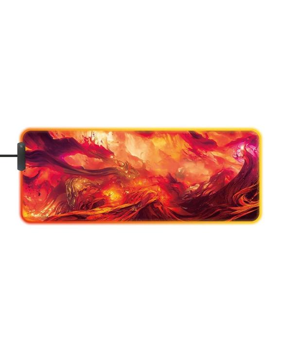 Powerwave RGB XL Gaming Mouse Pad - Fire