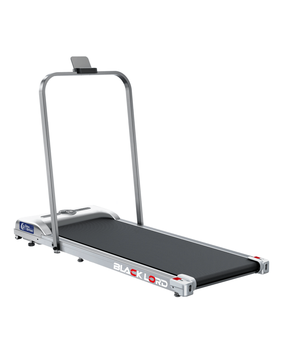 Black Lord Treadmill Electric Walking Pad Foldable Fitness Machine - Silver